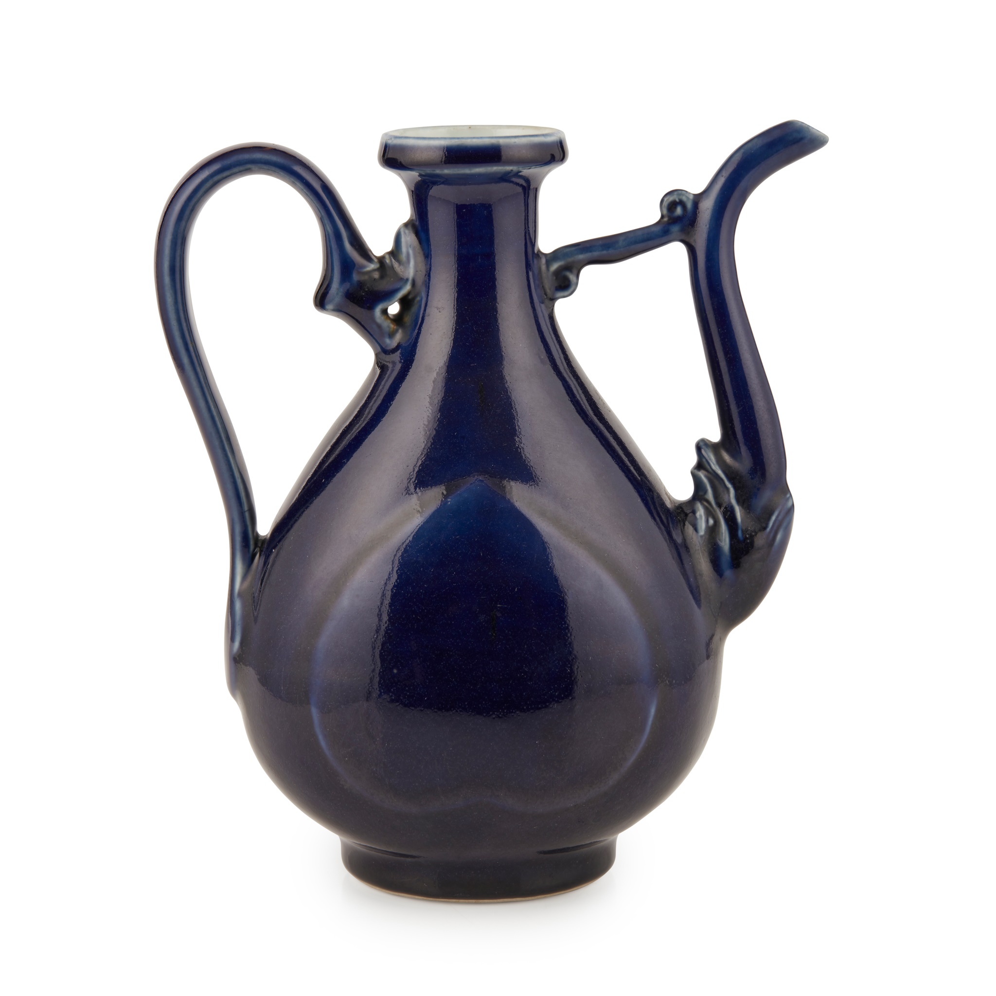 BLUE-GLAZED WINE EWER