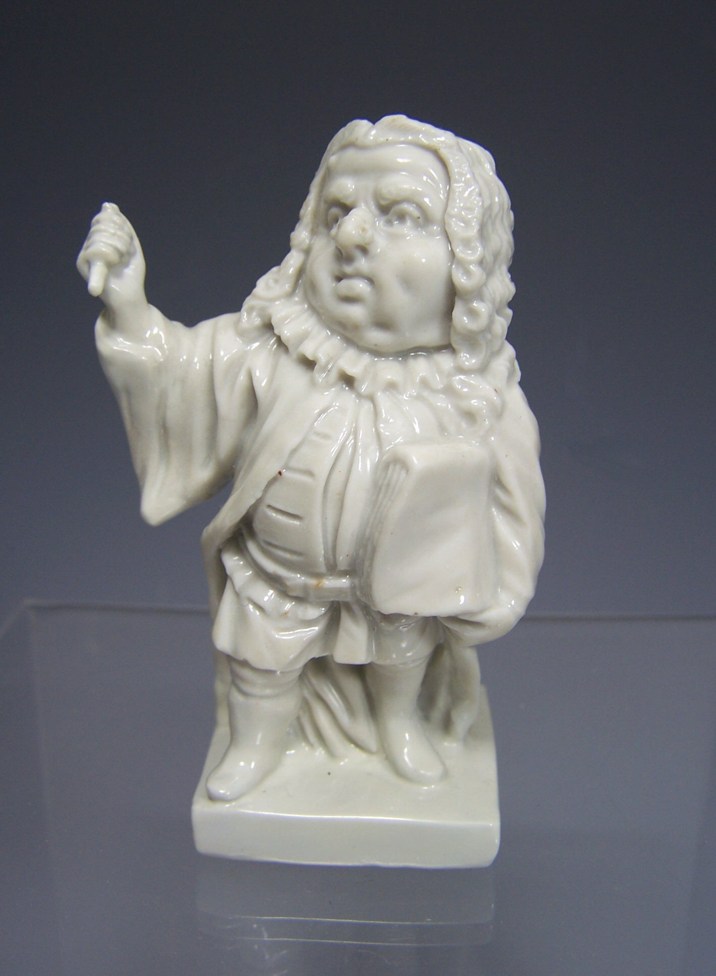 A Doccia white glazed figure