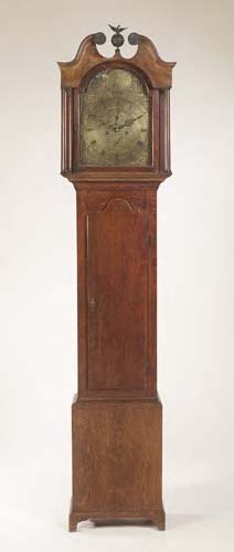 William Robb, Montrose A late 18th century oak 8-day longcase clock,