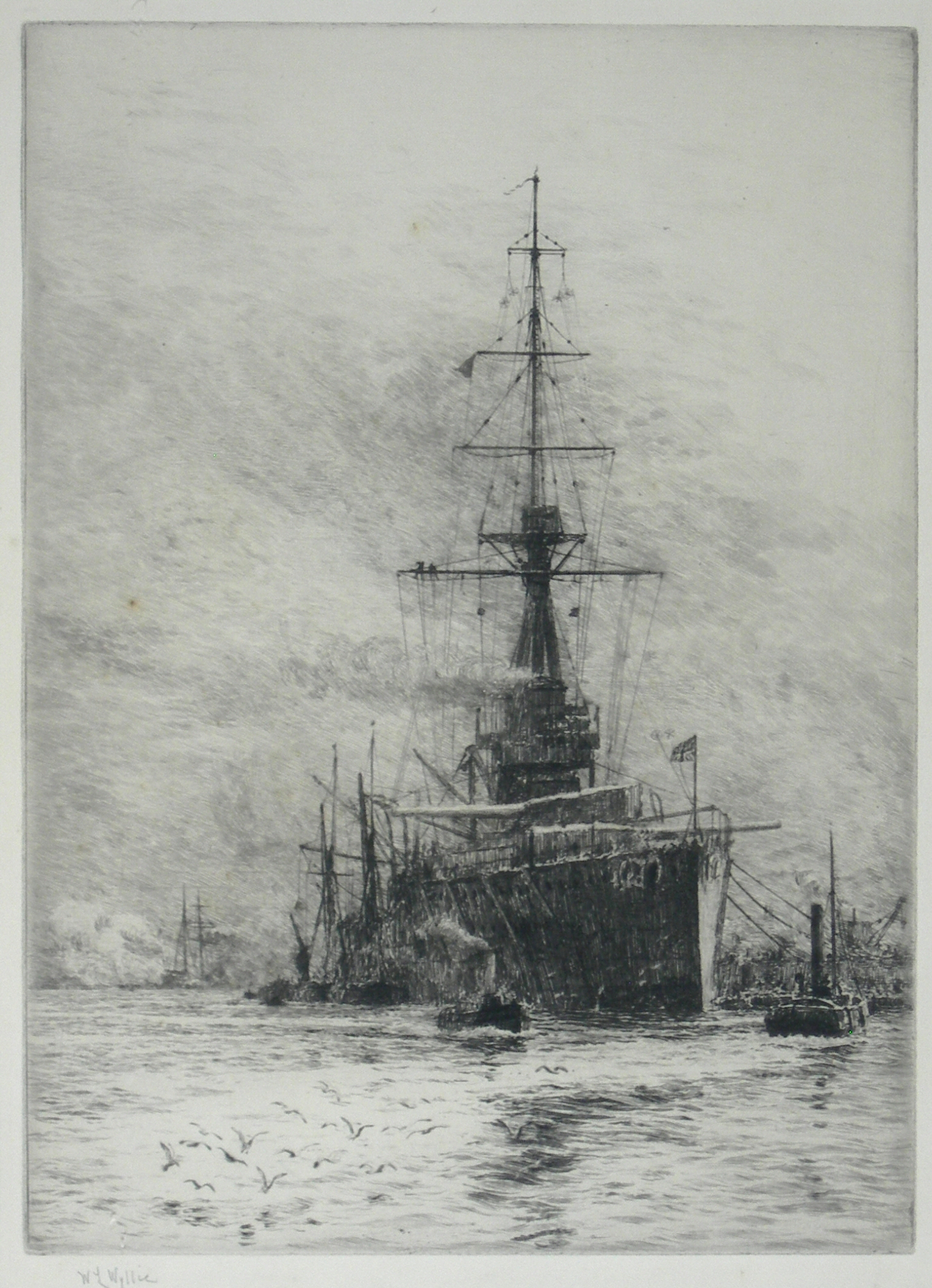 WILLIAM LIONEL WYLLIE R.A. (BRITISH 1851-1931)