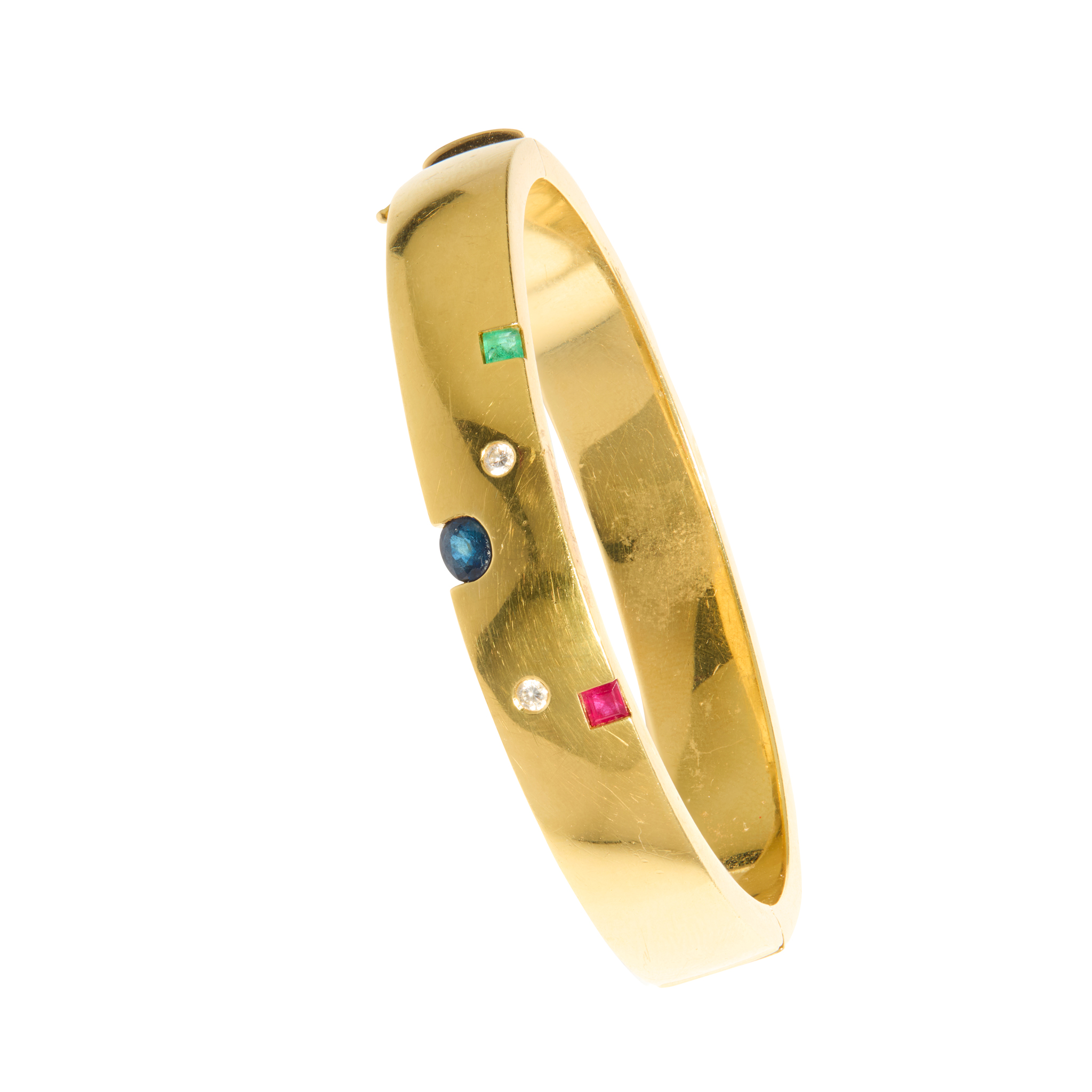 A multi-gem bangle