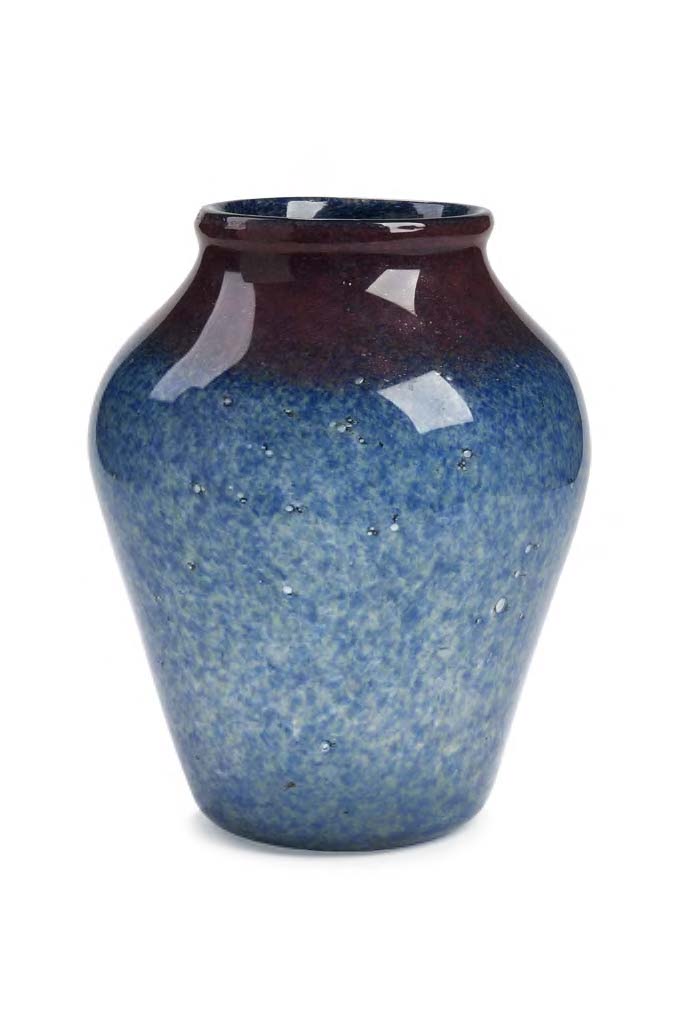 A large Monart glass vase,