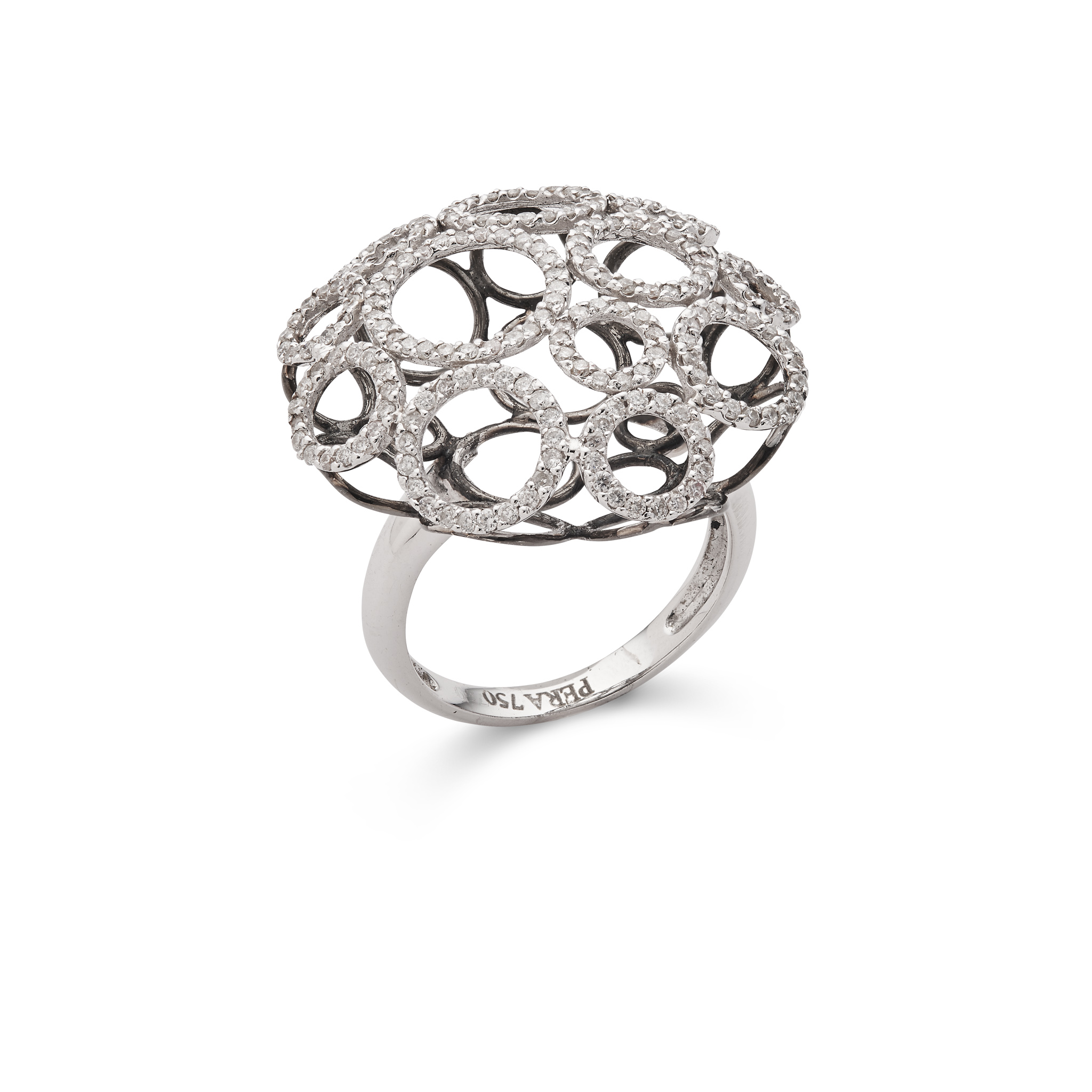A diamond dress ring
