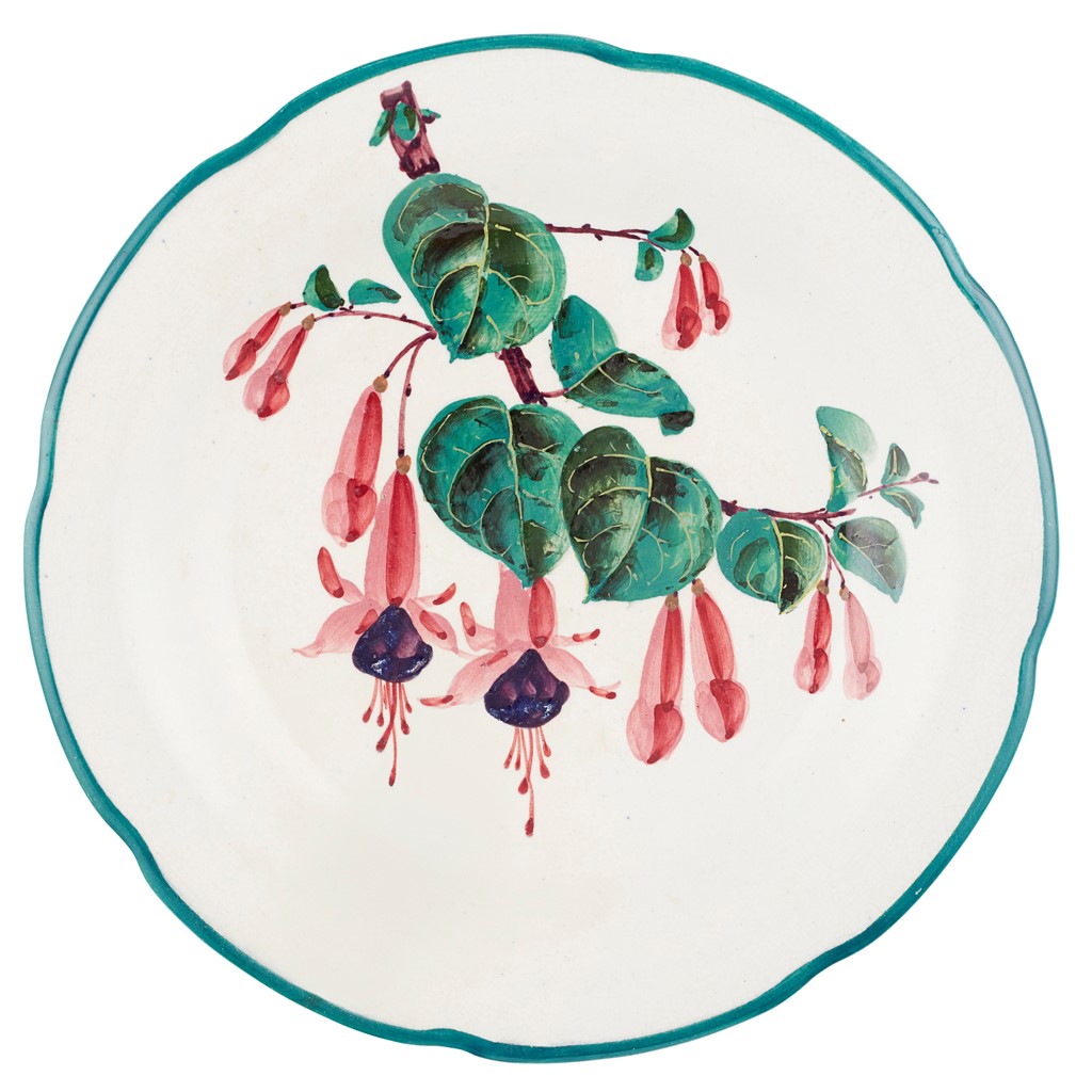 A WEMYSS WARE GORDON DESSERT PLATE