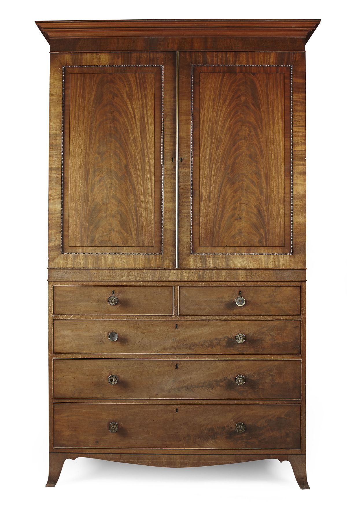 REGENCY MAHOGANY LINEN PRESS