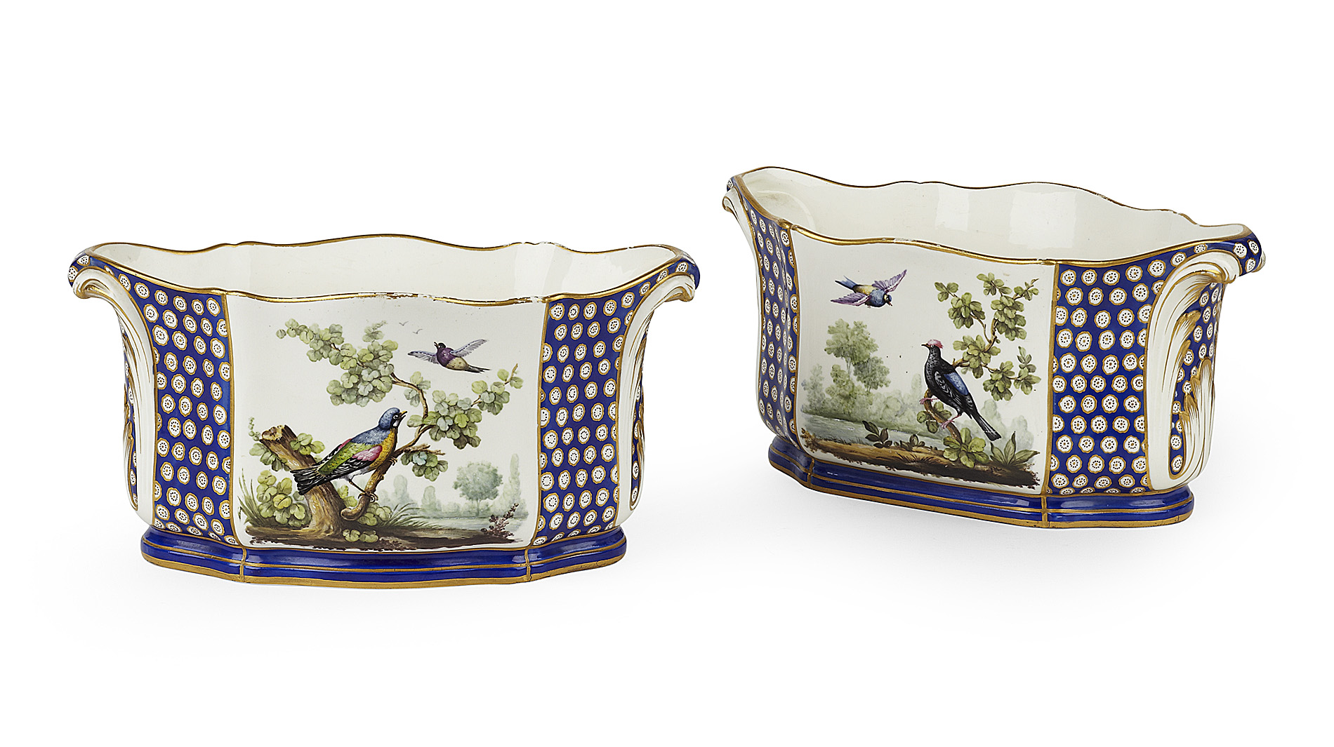 PAIR OF FRENCH PORCELAIN VASES