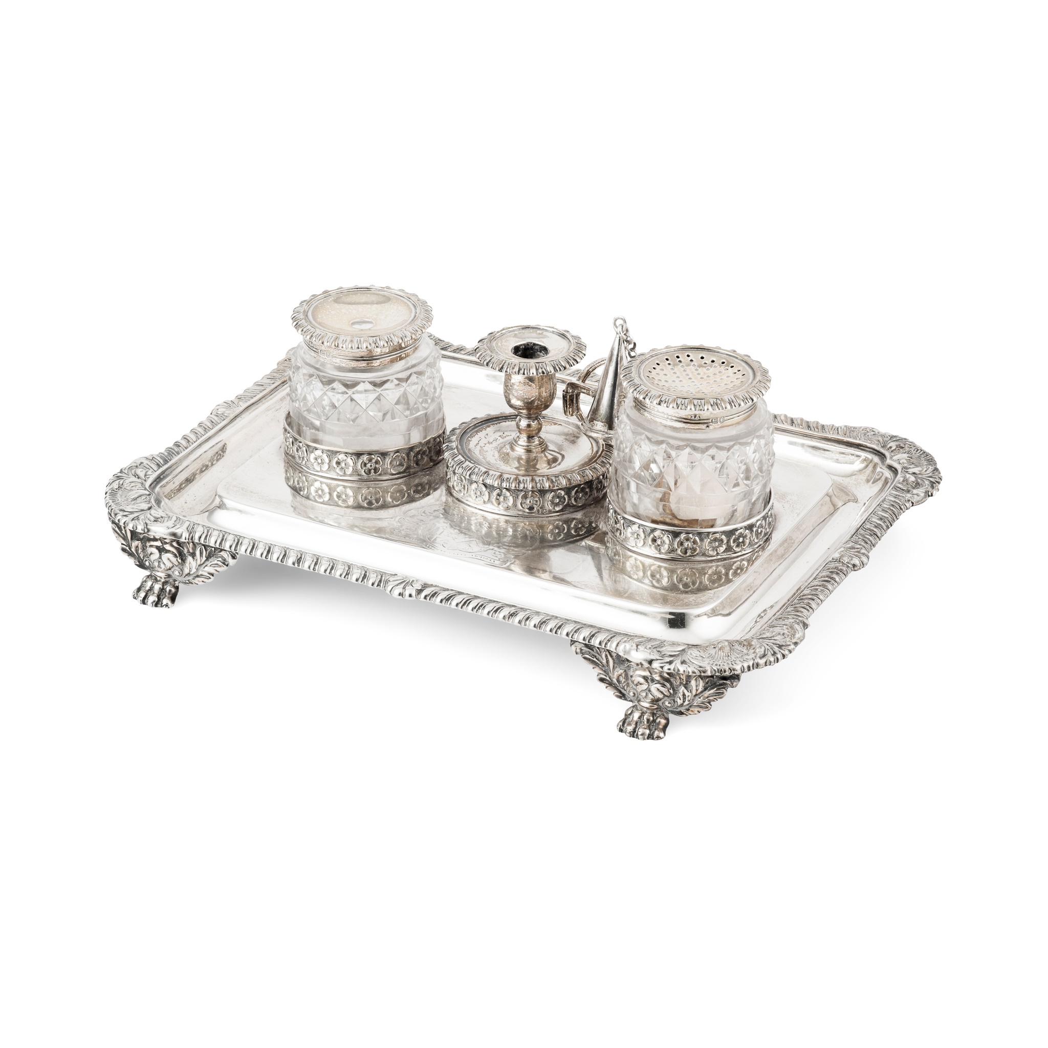 A George IV desk stand