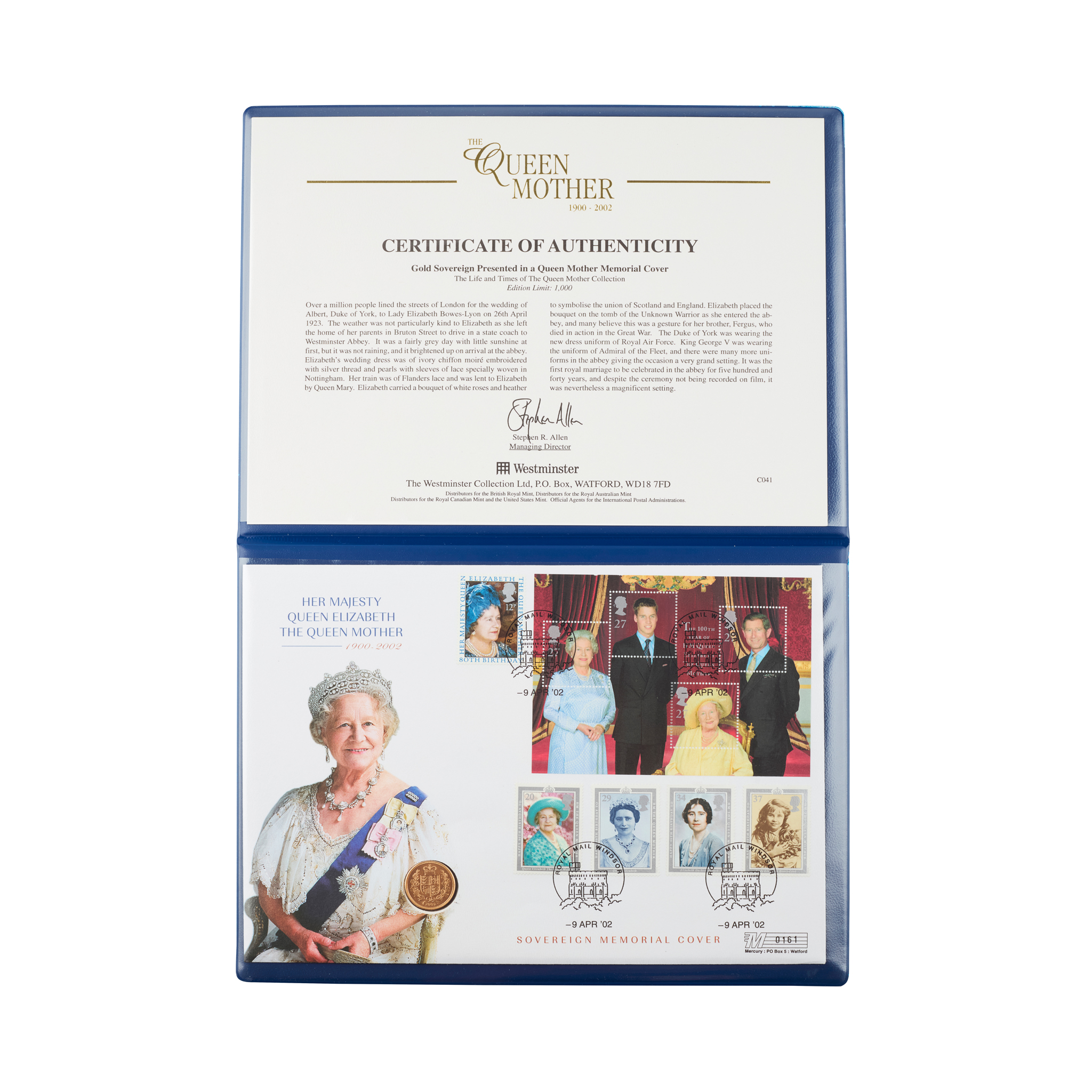 UK - 2002 SOVEREIGN FDC