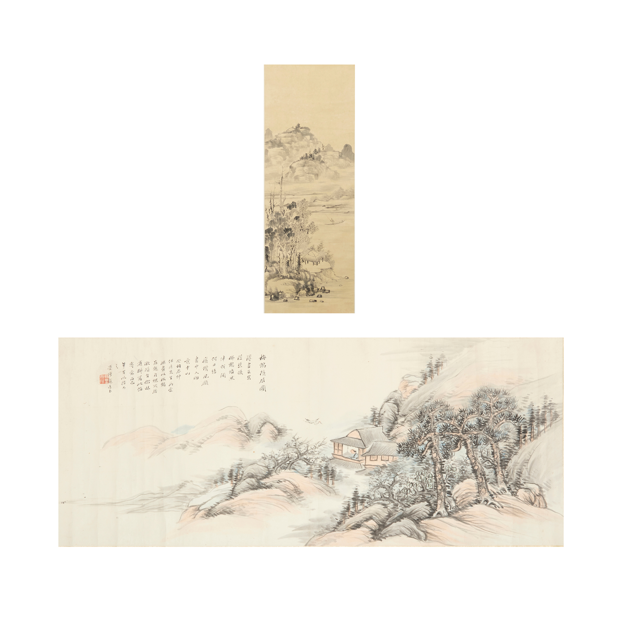 ONE BY ZHAO TINGYU (CHINESE, QING DYNASTY), THE OTHER ANONYMOUS
