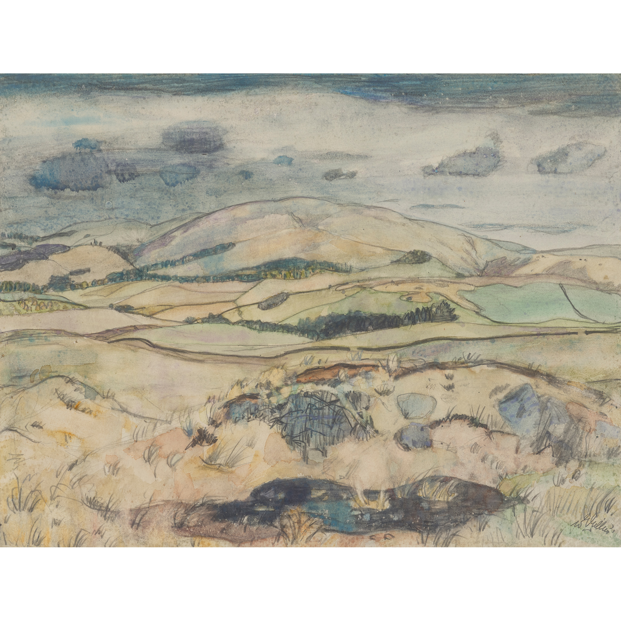 SIR WILLIAM GEORGE GILLIES C.B.E., L.L.D., R.S.A., P.P.R.S.W., R.A. (SCOTTISH 1898-1973)