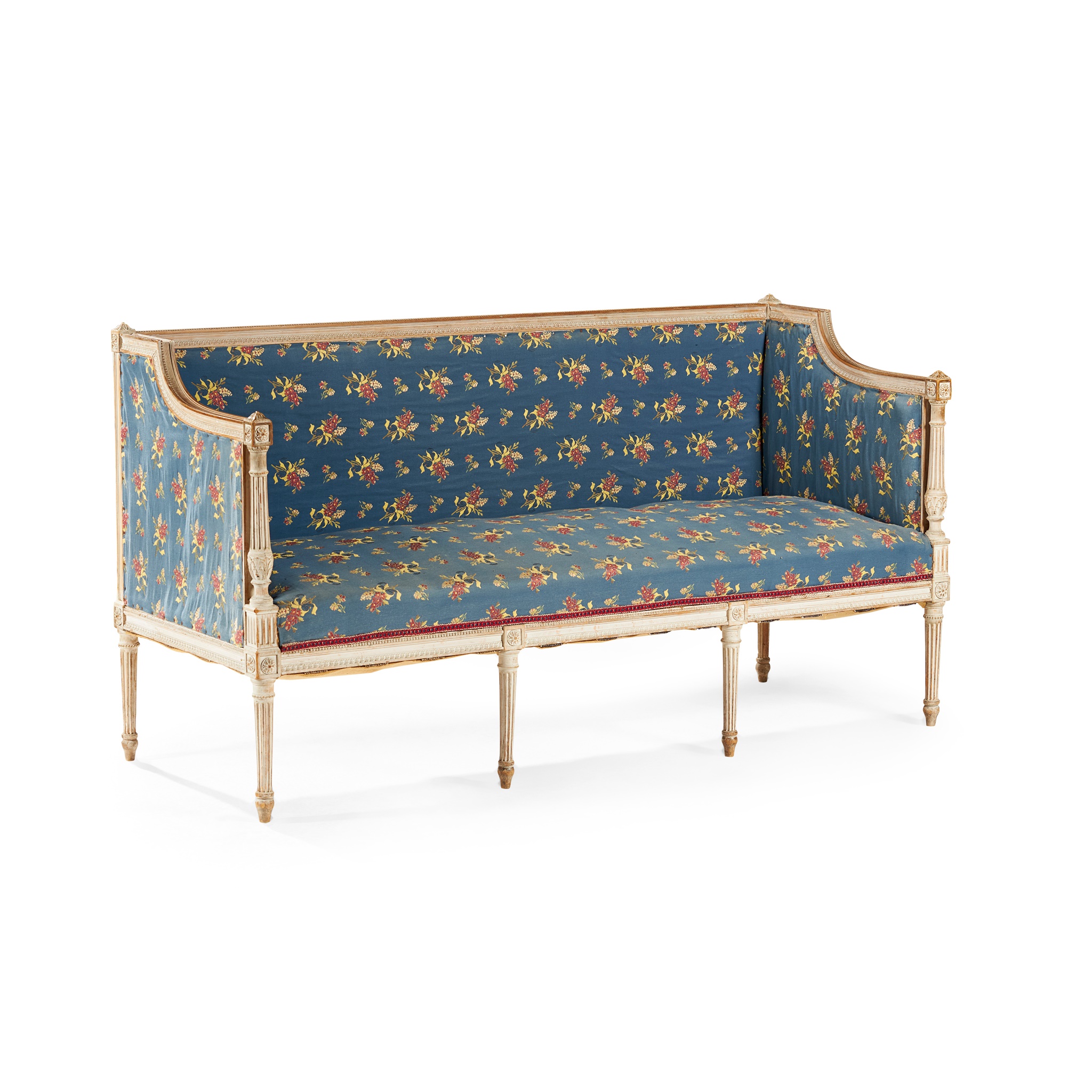 GEORGE III PAINTED CANAPÉ, ATTRIBUTED TO FRANÇOIS HERVÉ