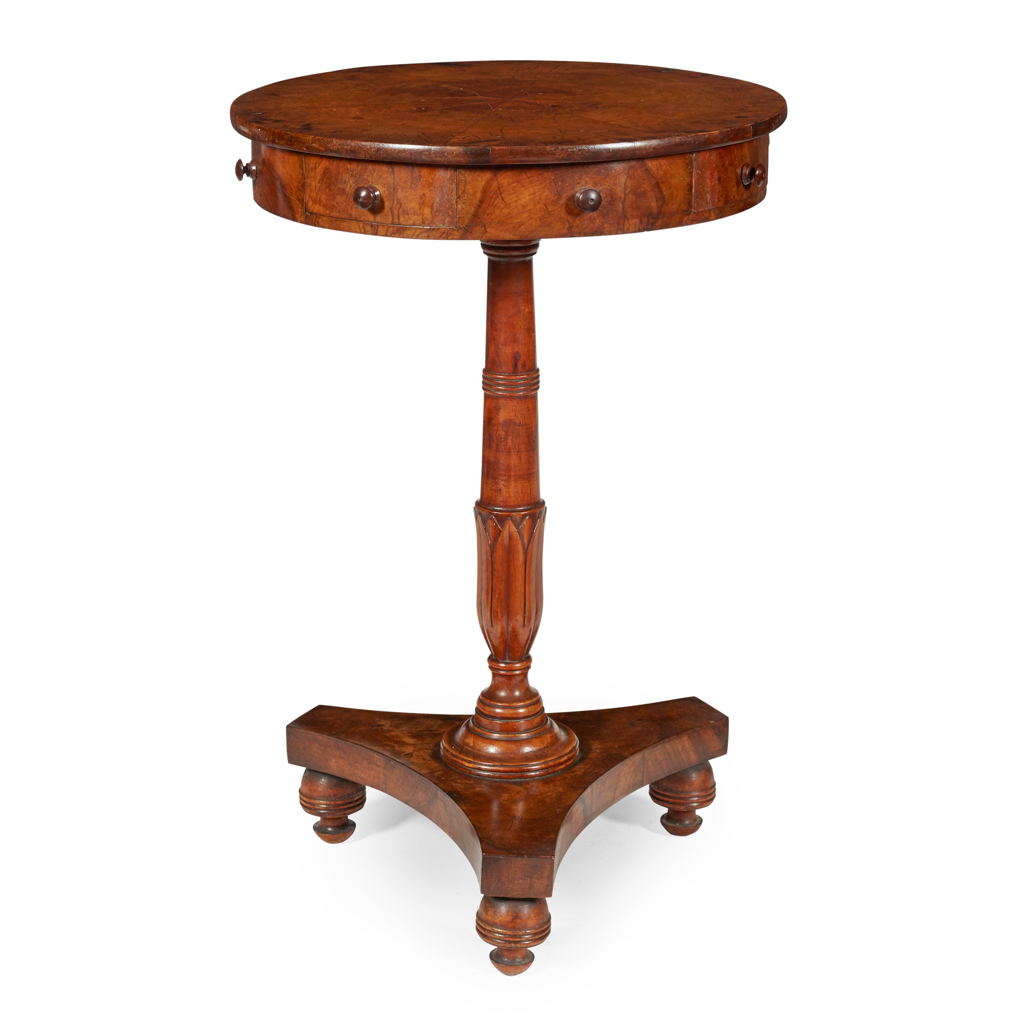 MALTESE OLIVEWOOD OCCASIONAL TABLE