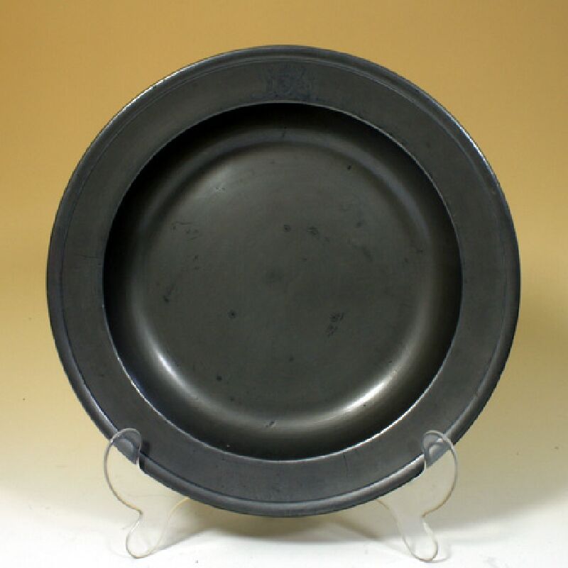 A collection of late 18th century and later pewter chargers