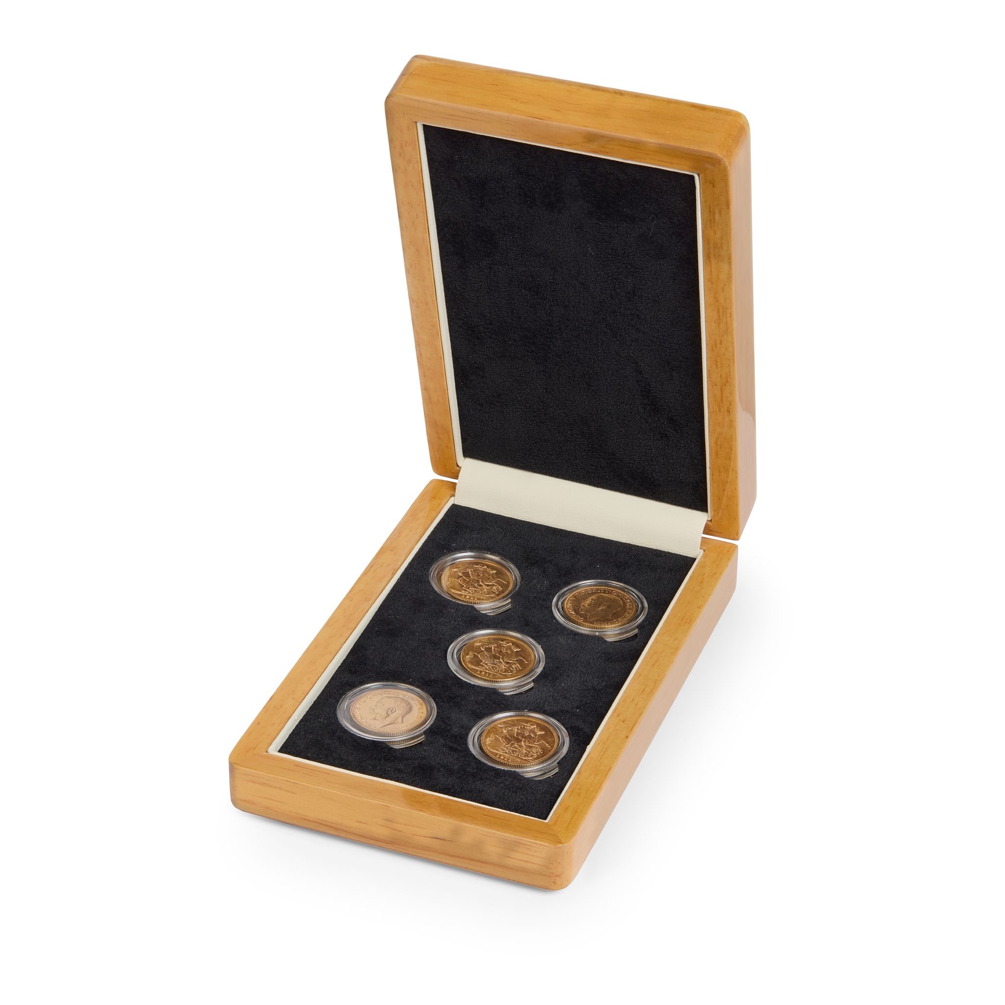 UK - 1911 FIVE COIN SOVEREIGN SET