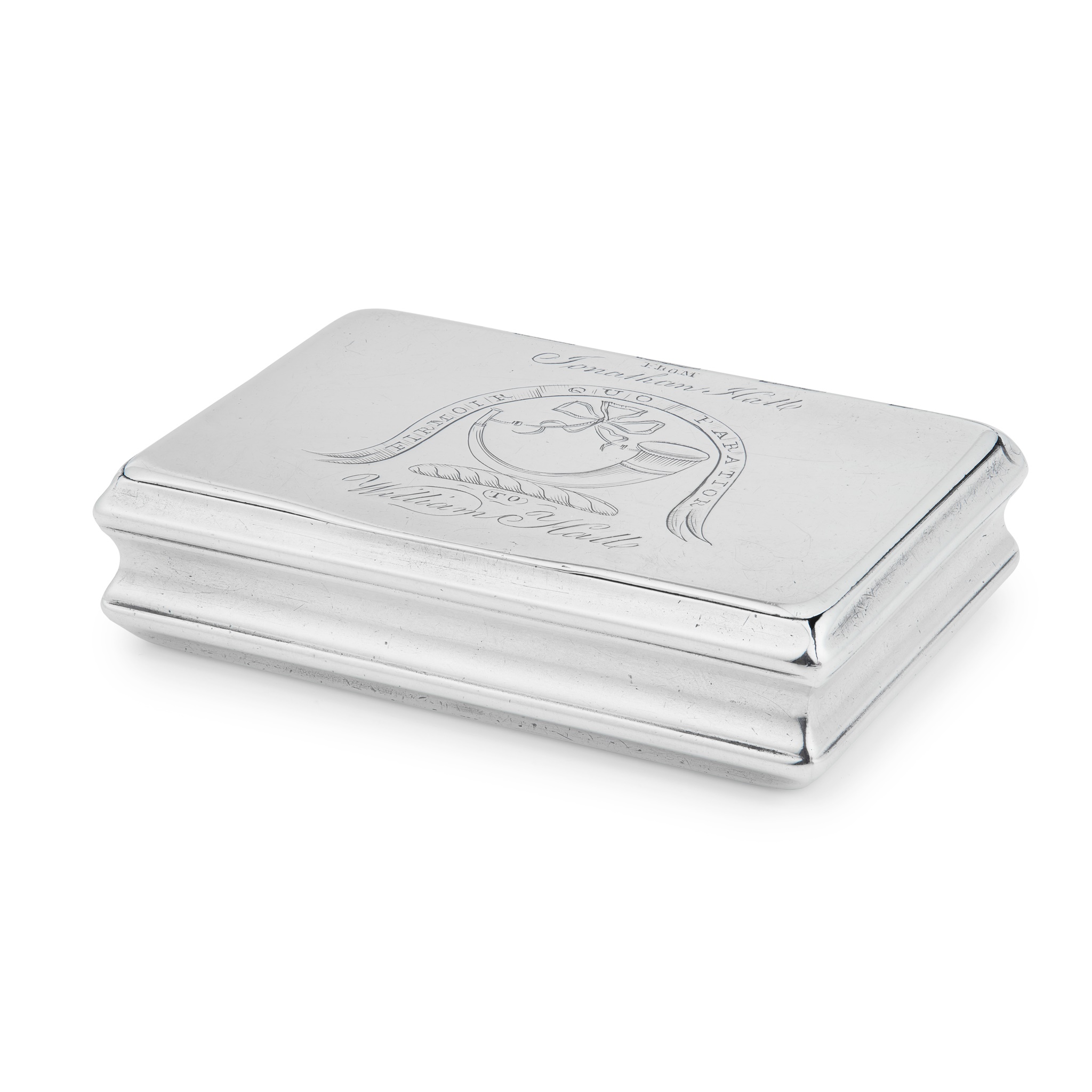 A GEORGE III SNUFF BOX