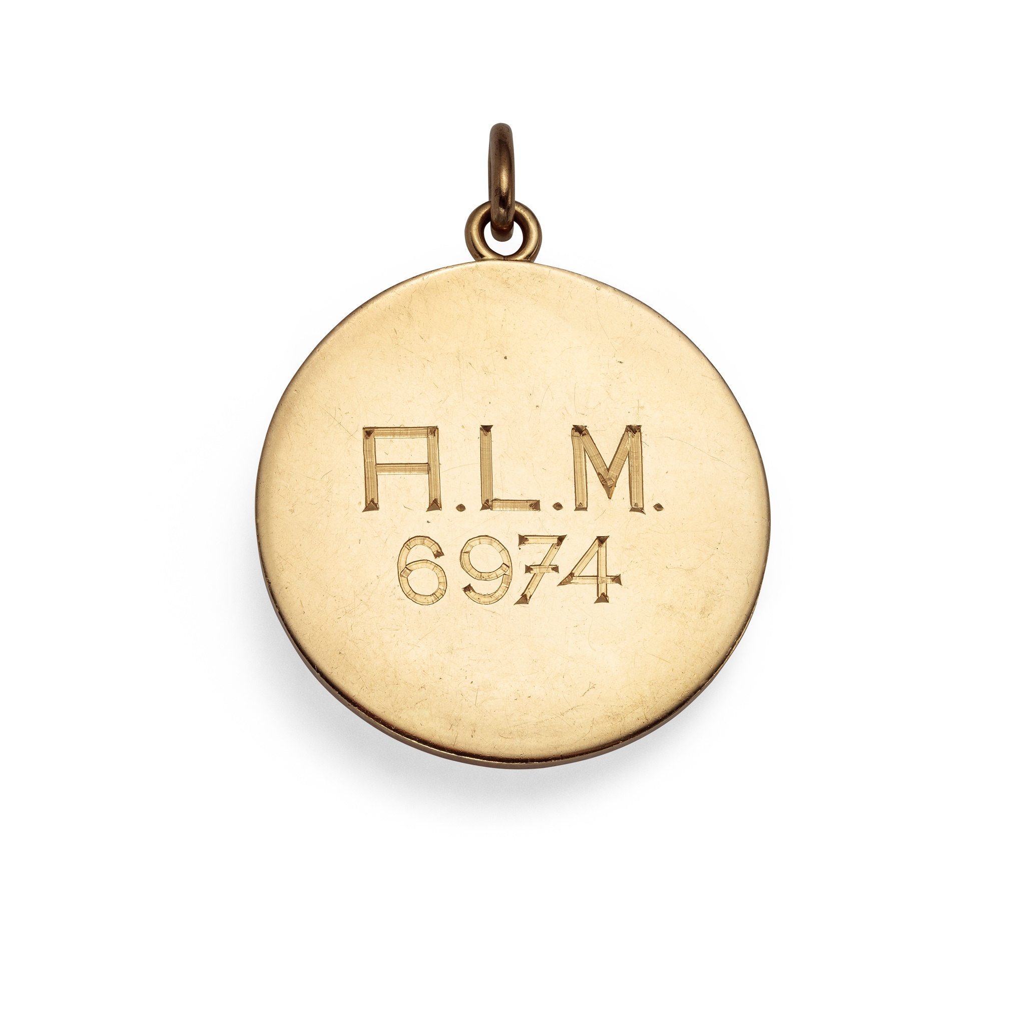 An 18ct gold pendant, by Cartier, 1973