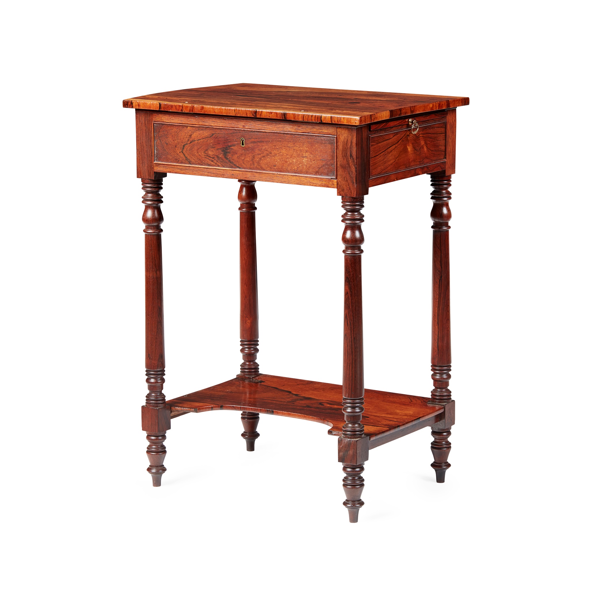 REGENCY ROSEWOOD WORK TABLE