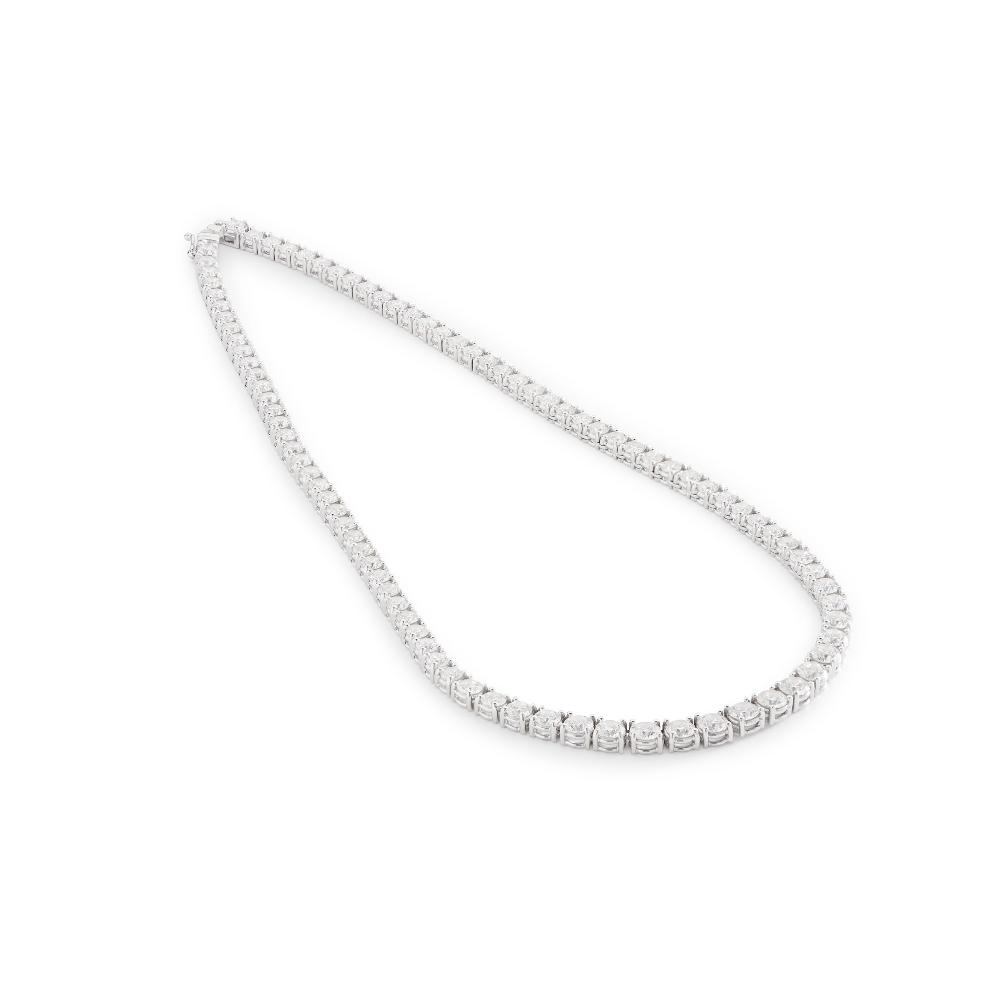A diamond necklace