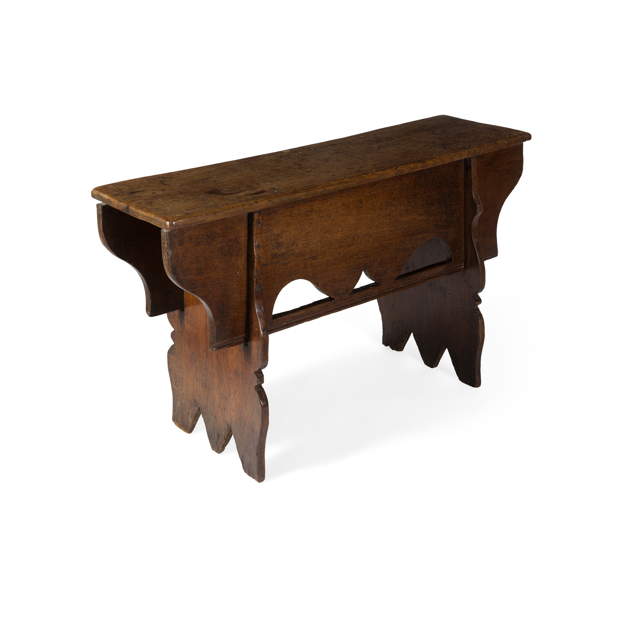OAK BOARDED BENCH