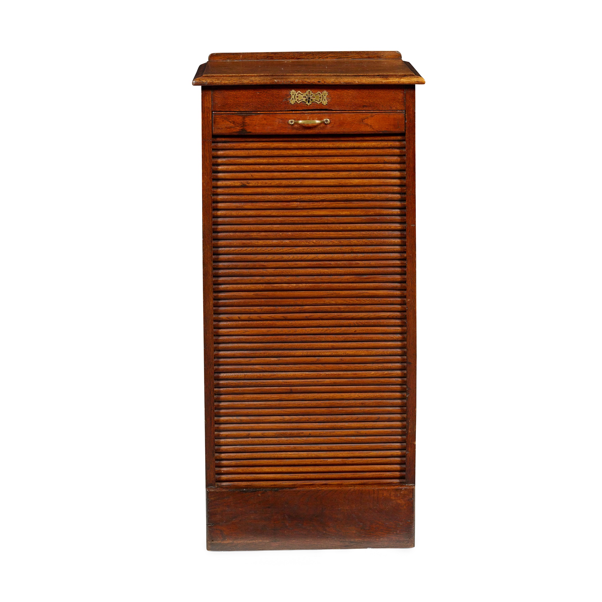 VICTORIAN OAK FOLIO CABINET