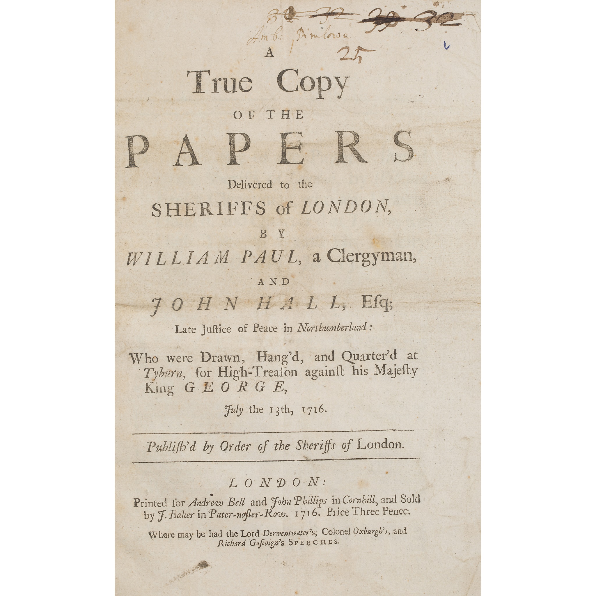 1715 AND 1745 RISINGS