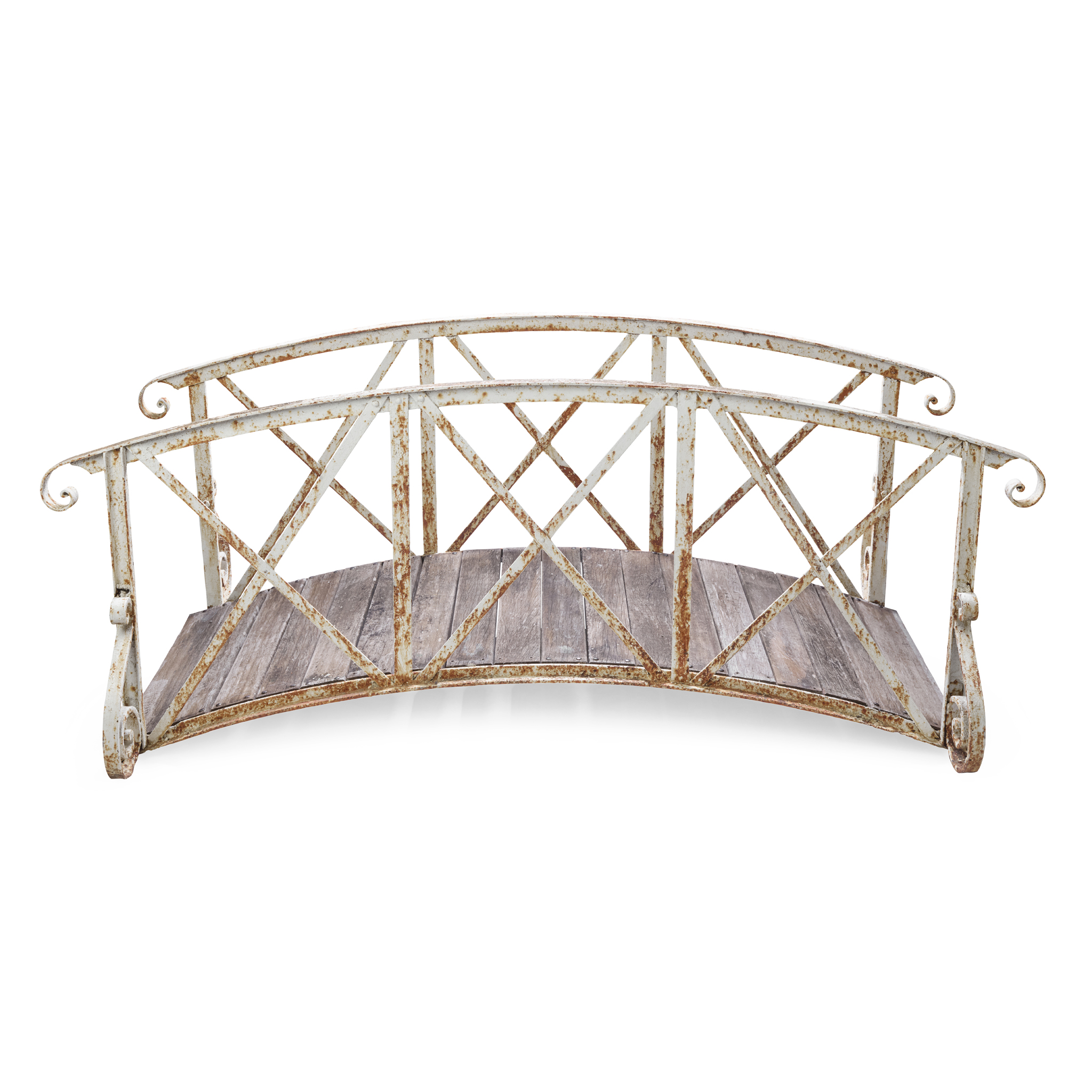 WROUGHT IRON FOOTBRIDGE