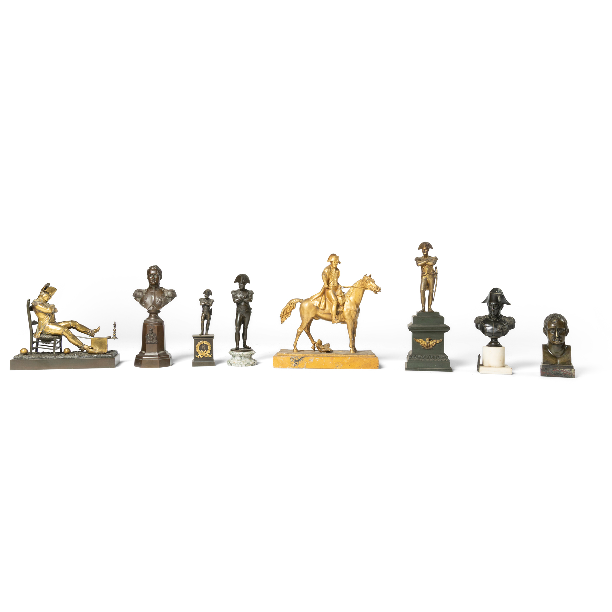 A COLLECTION OF NAPOLEONIC INTEREST SCULPTURES