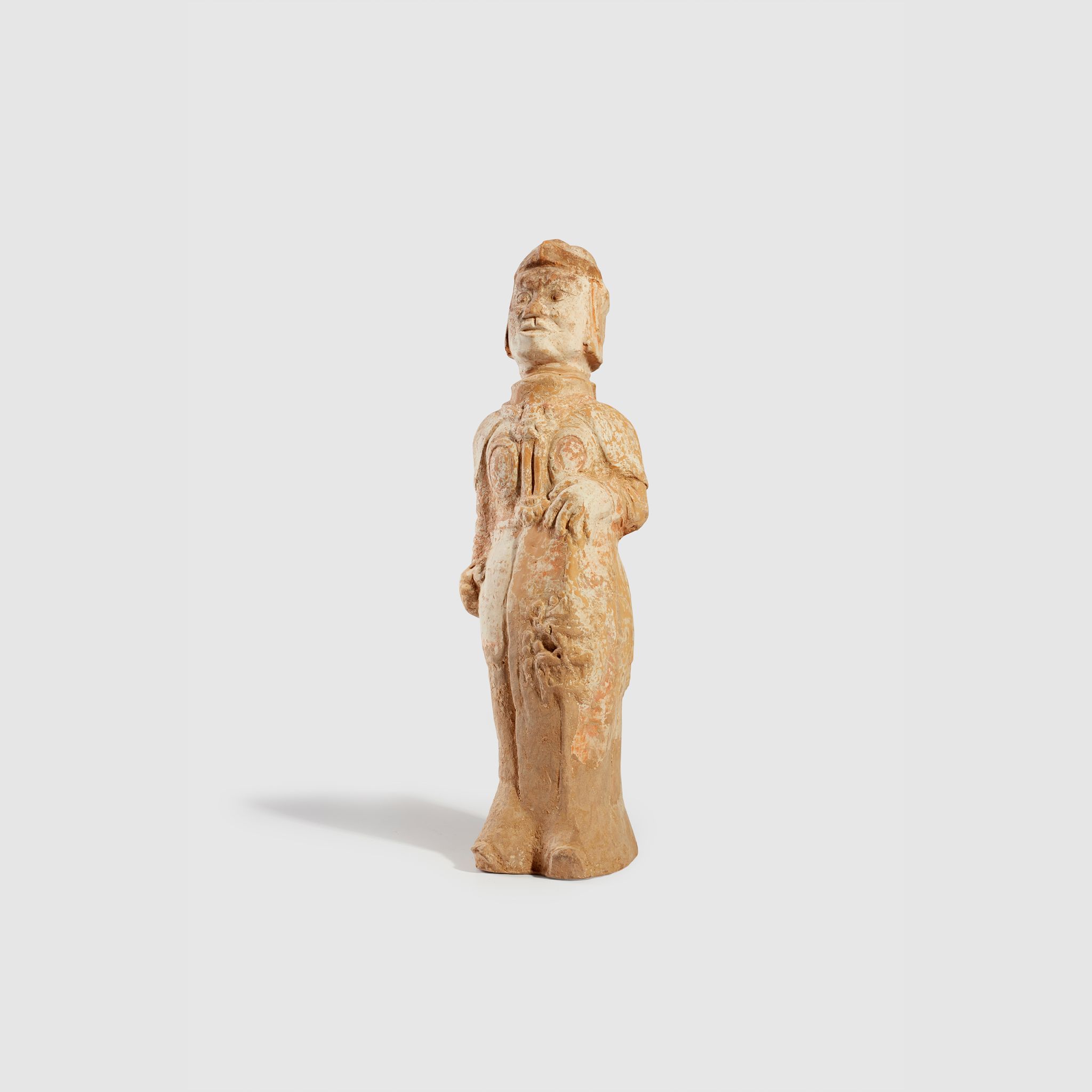 ANCIENT CHINESE NORTHERN QI TERRACOTTA WARRIOR