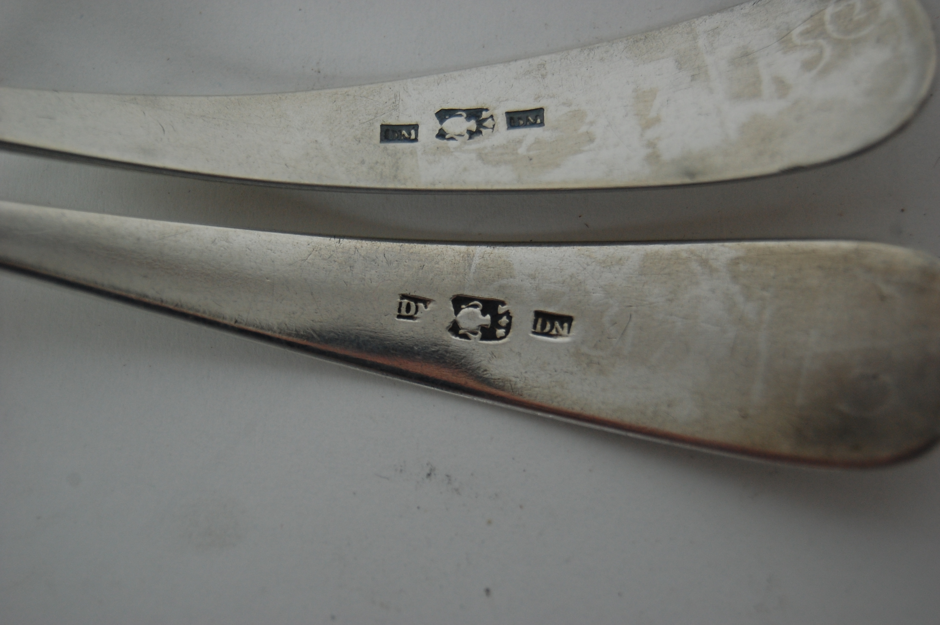 Dundee - pair of Scottish provincial toddy ladles