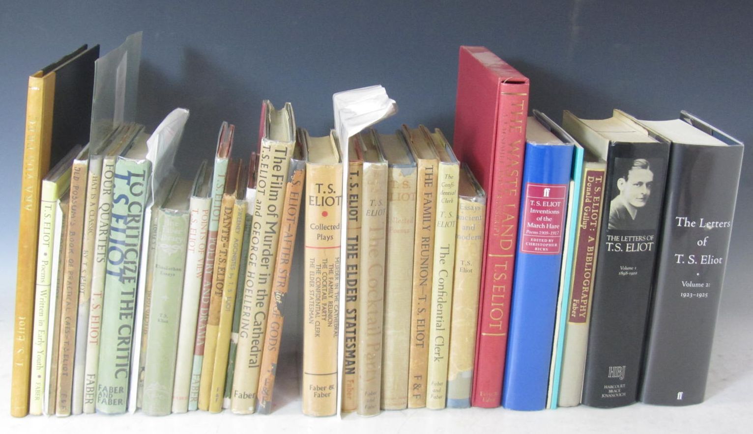 Eliot, Thomas Stearns, a large collection, comprising: