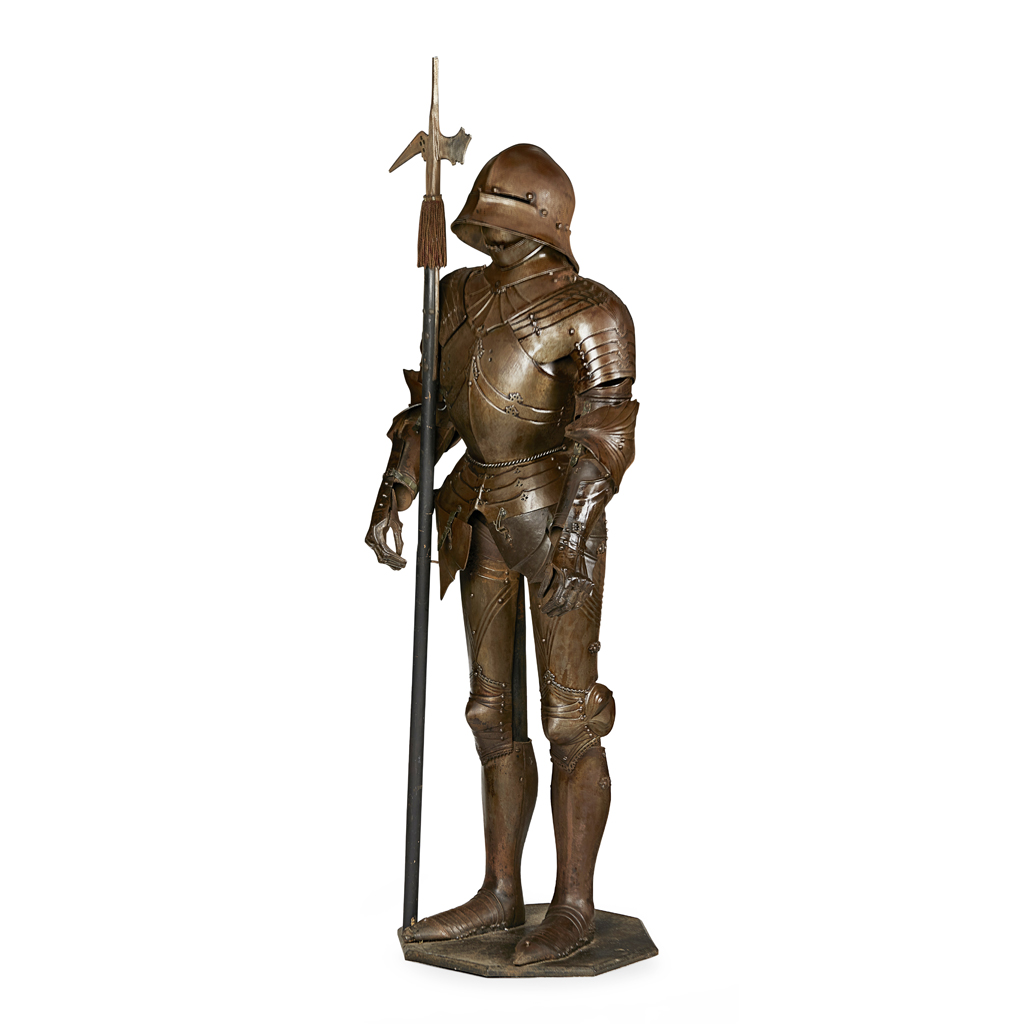 FINE CAST-IRON SUIT OF ARMOUR