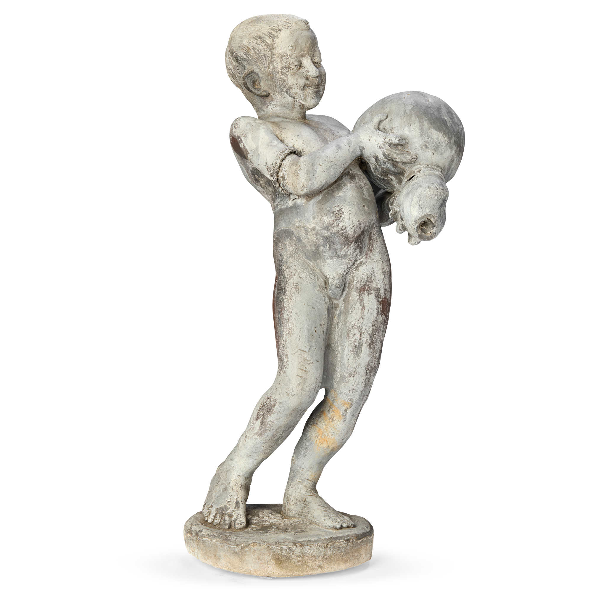 LEAD FOUNTAIN FIGURE