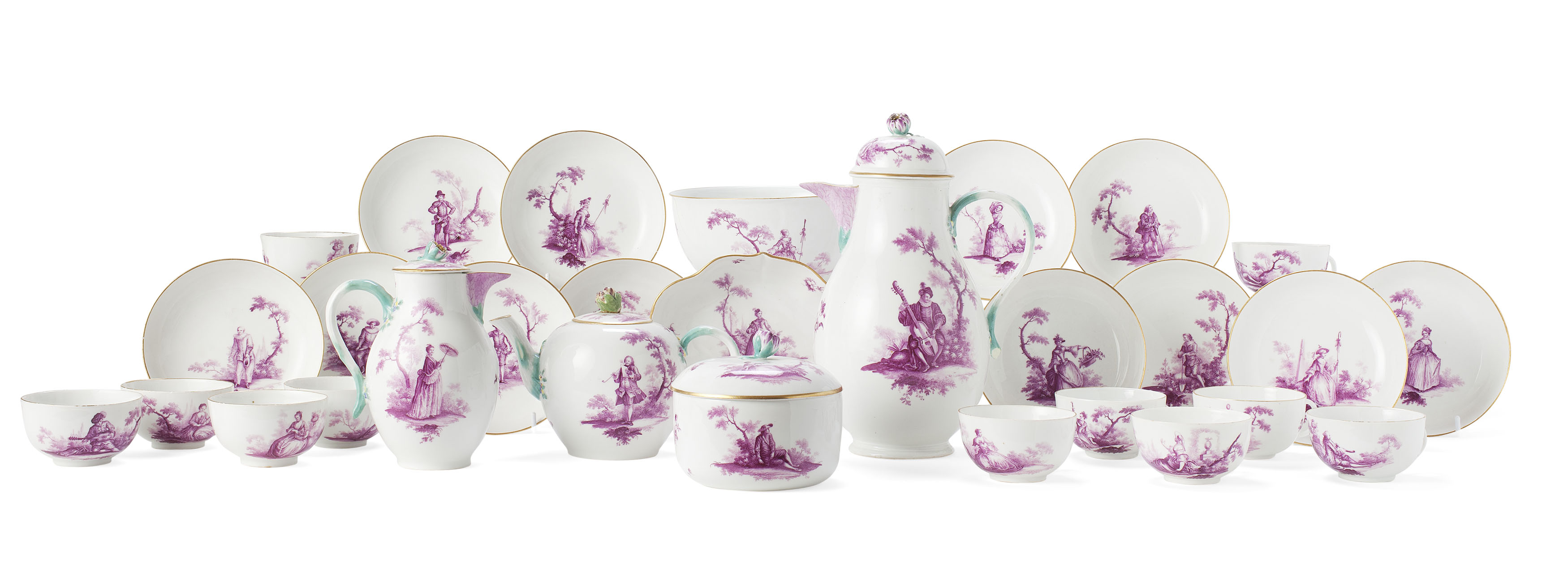 MEISSEN TEA AND COFFEE SERVICE
