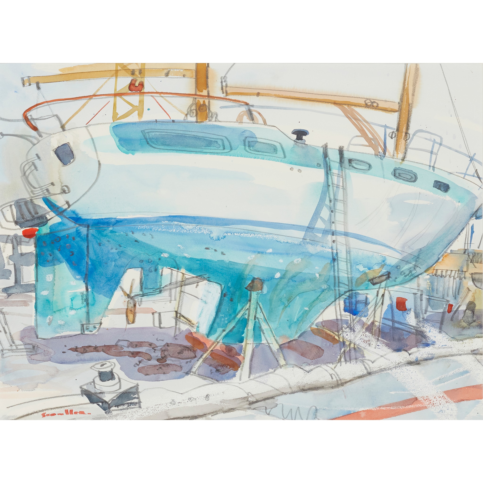 GLEN SCOULLER R.S.W., R.G.I. (SCOTTISH 1950-)