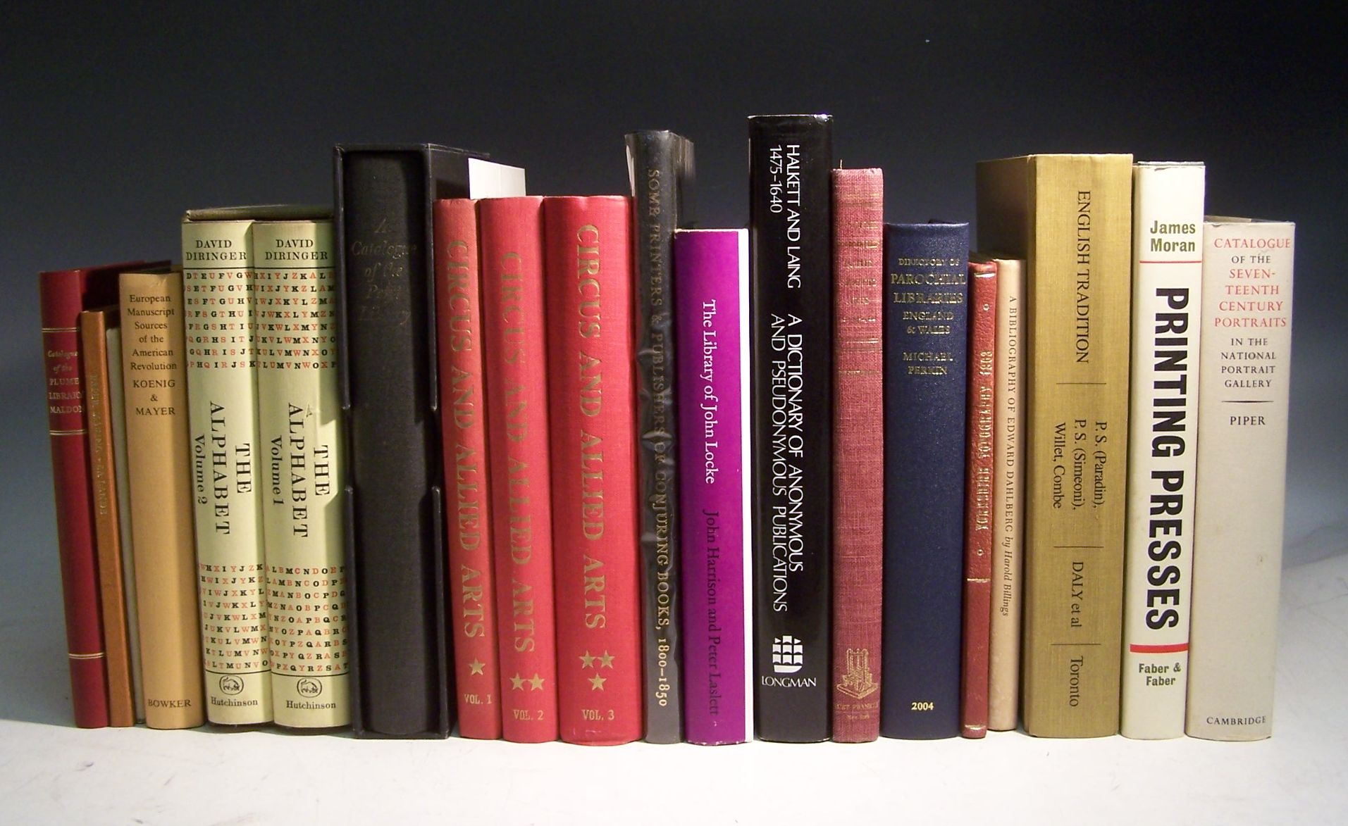 Bibliography, printing & publishing--Hall, T.H. & P.H. Muir