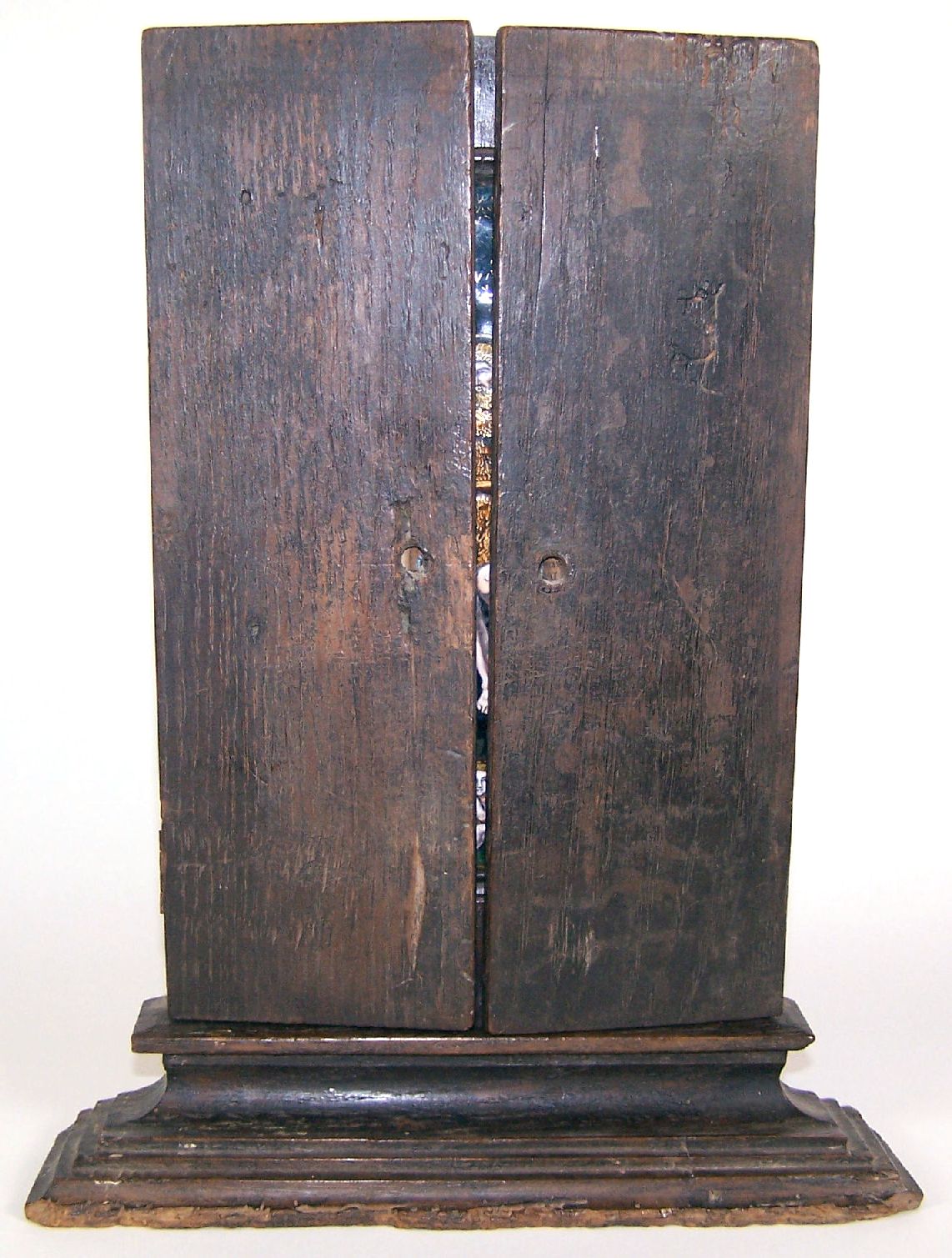 LIMOGES ENAMEL TRIPTYCH