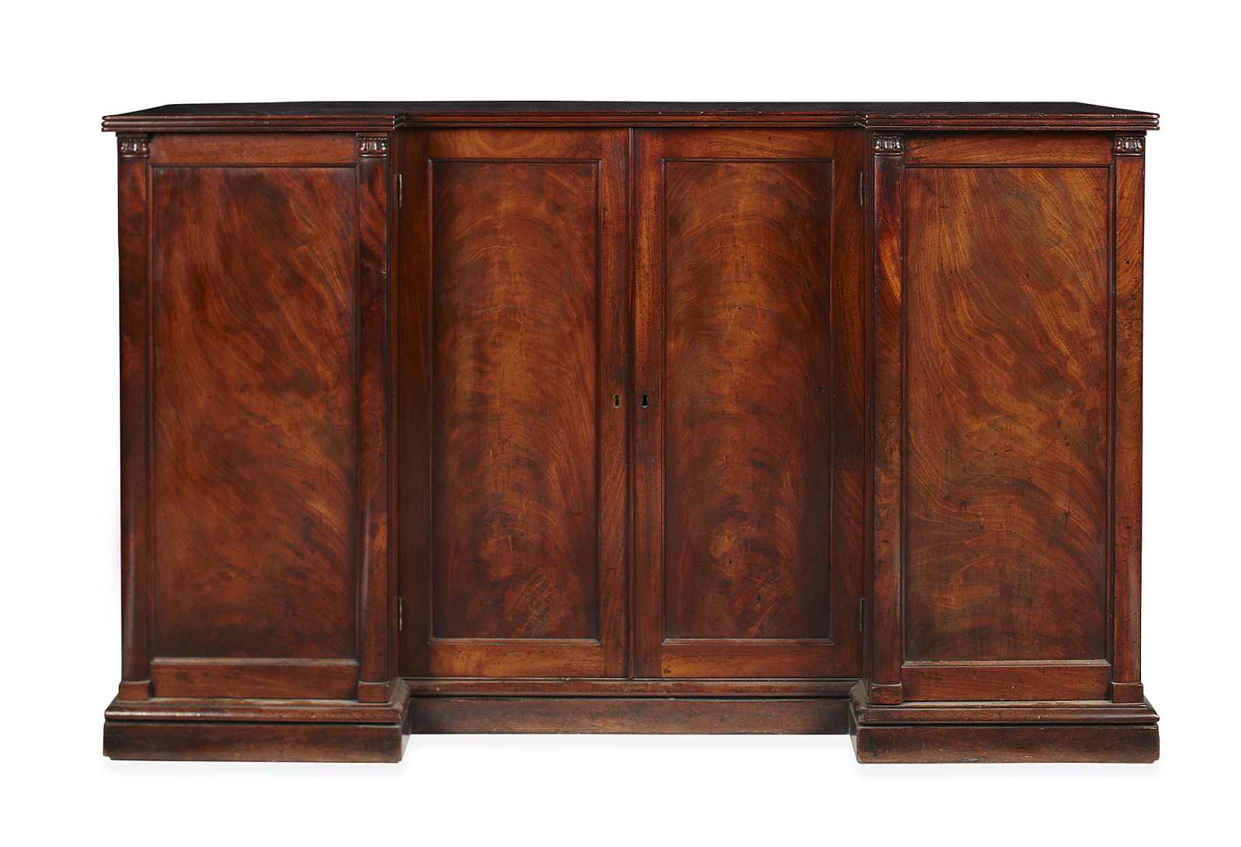 GILLOWS GEORGE IV MAHOGANY SIDE CABINET