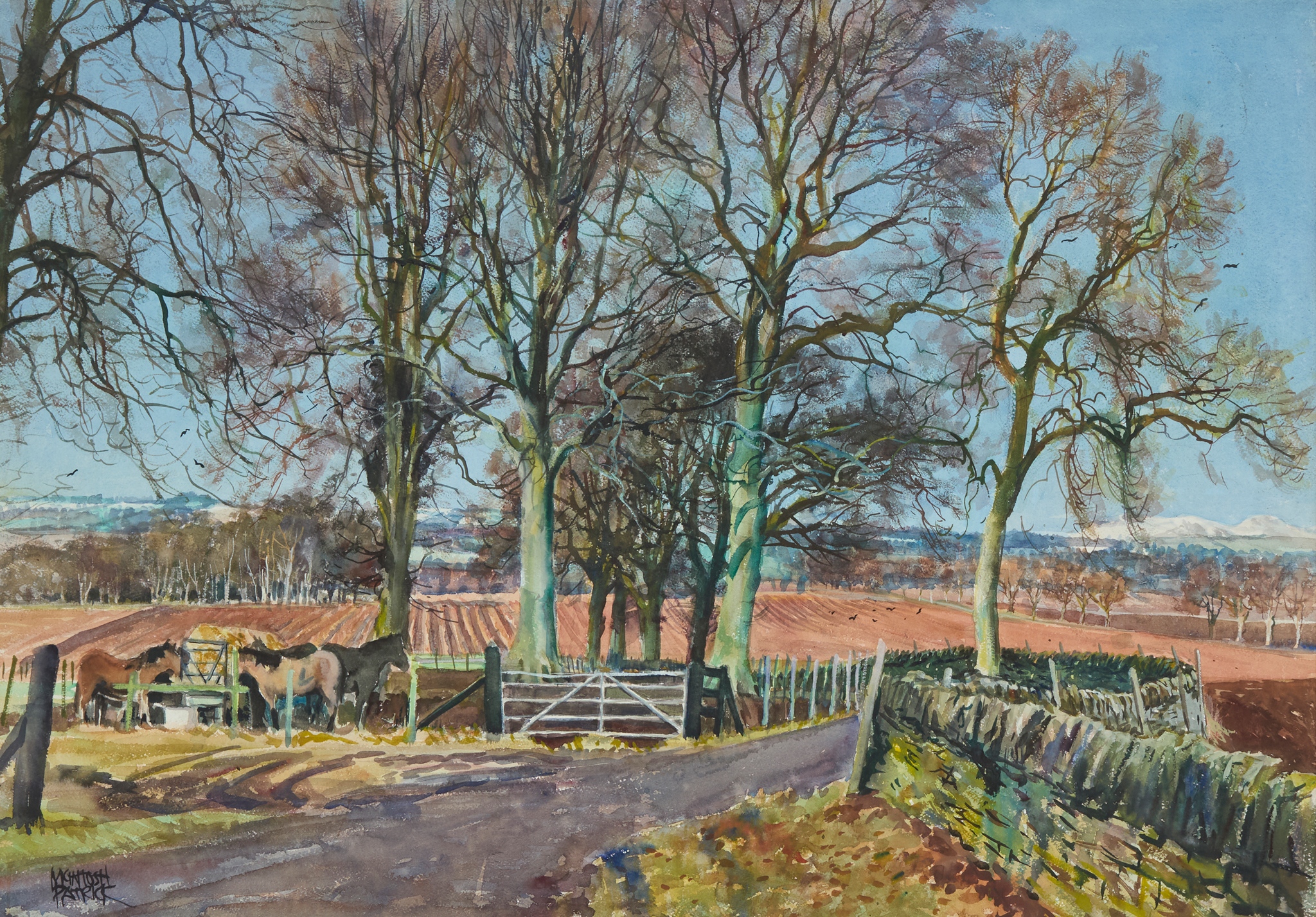 JAMES MCINTOSH PATRICK R.S.A., R.O.I., A.R.E., L.L.D. (SCOTTISH 1907-1998)