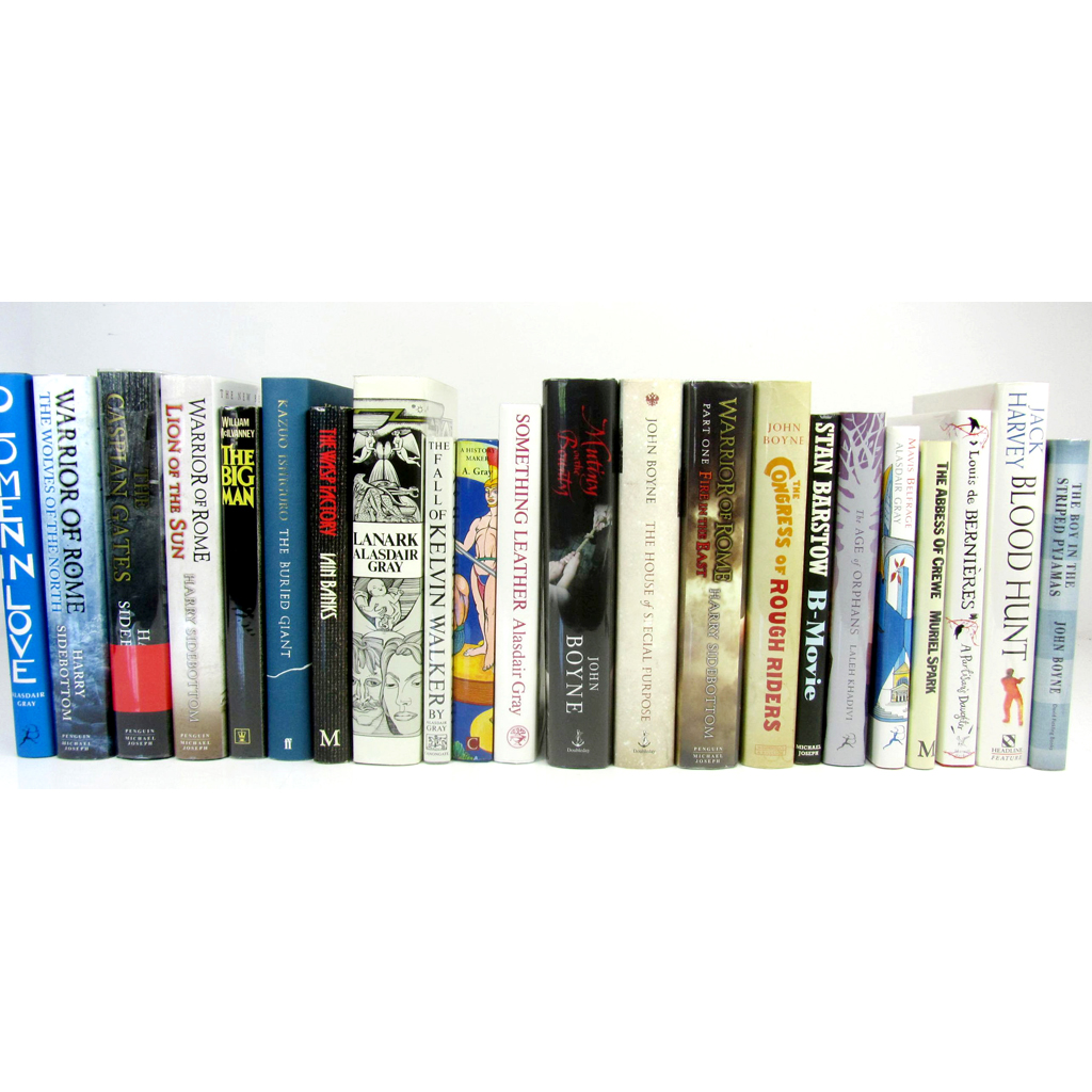 Modern 1st editions, 60 volumes, in fine condition, most signed, including Banks, Iain