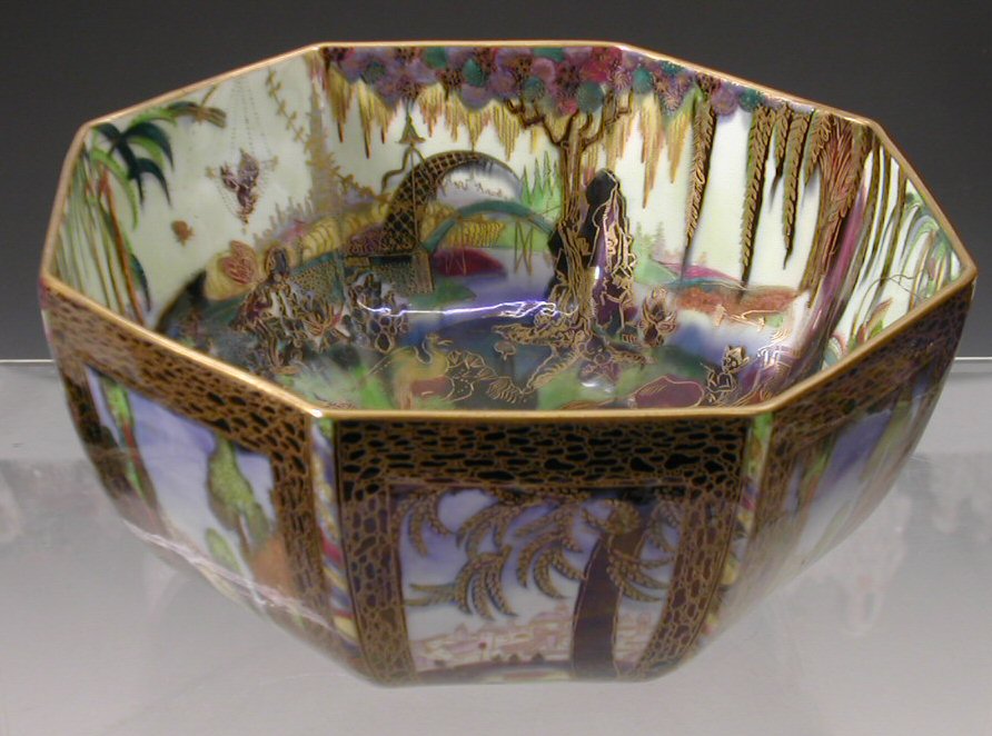 A Wedgwood 'Fairyland Lustre' octagonal bowl