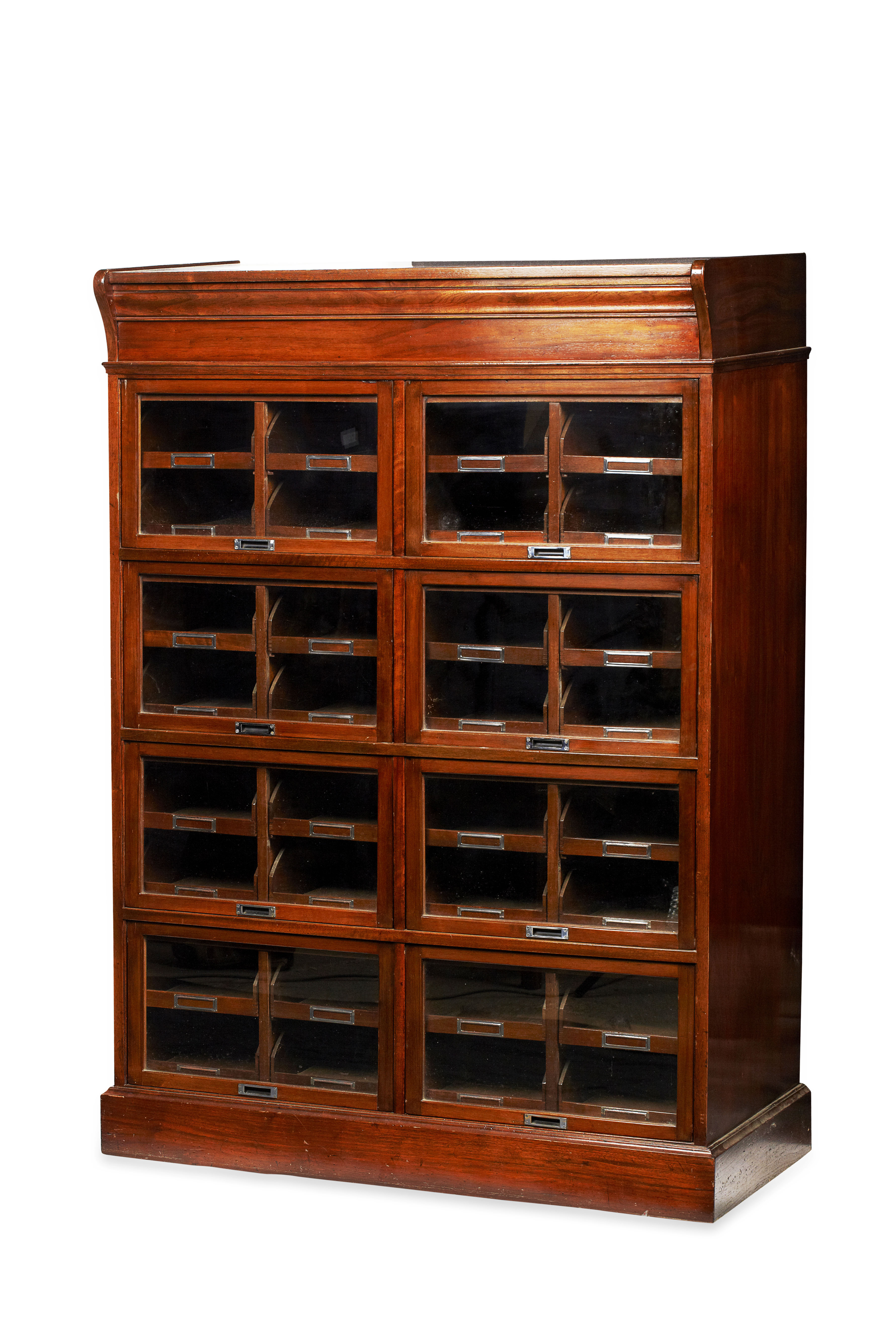 EDWARDIAN MAHOGANY HABERDASHERY CABINET