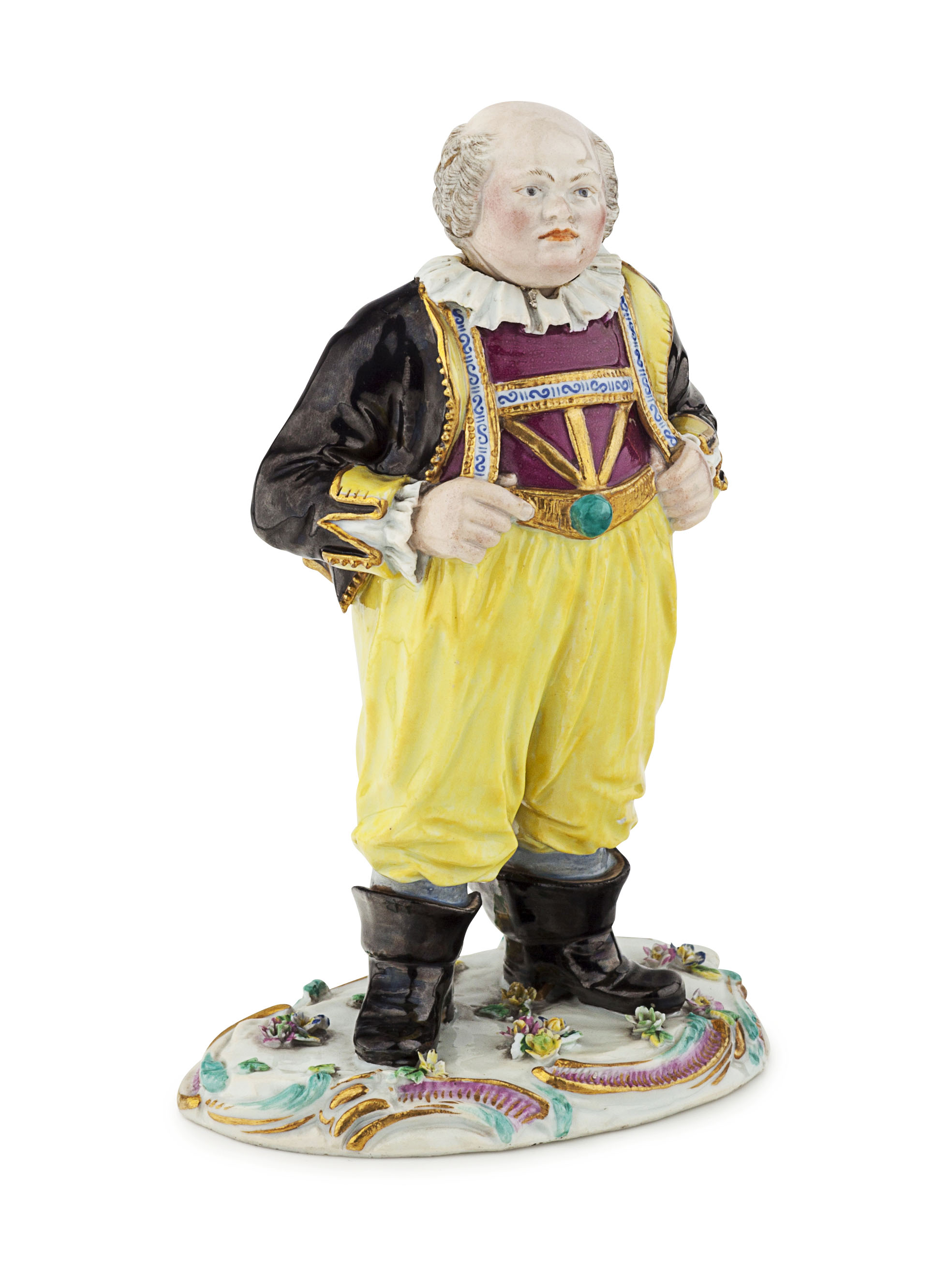 MEISSEN FIGURE OF THE COURT JESTER HOFNARR FROHLICH