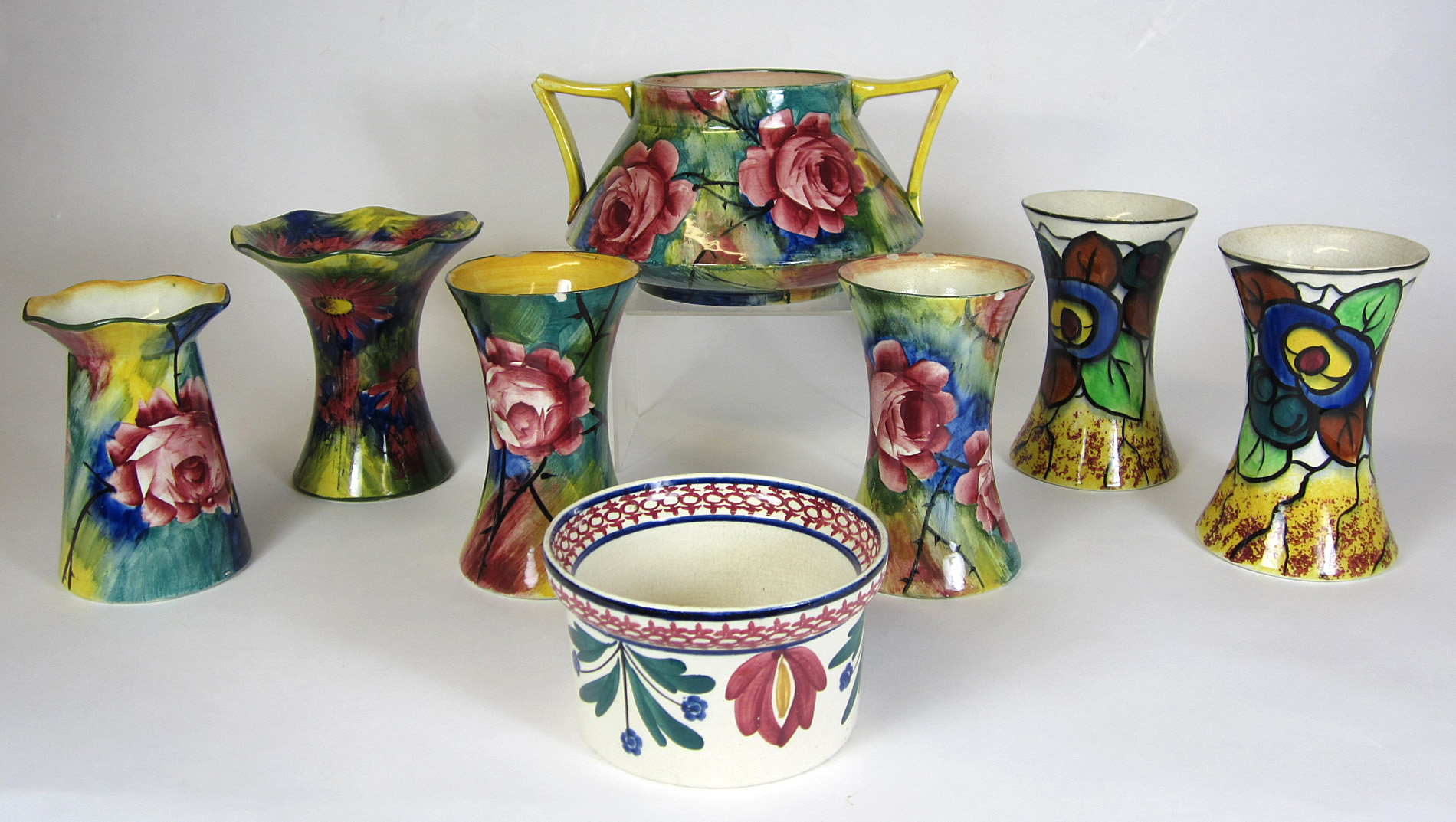 COLLECTION OF JAZZY WEMYSS WARE