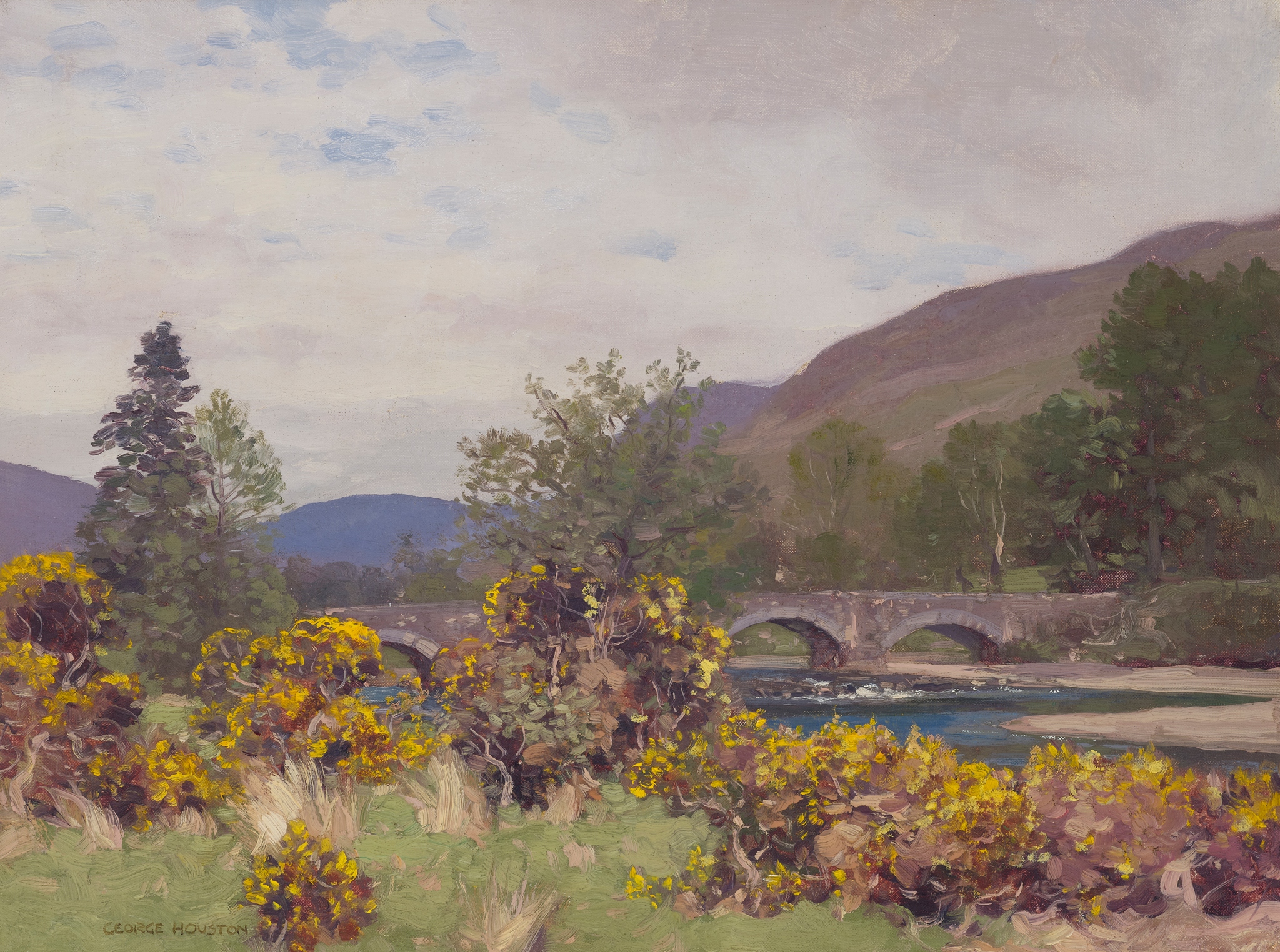 GEORGE HOUSTON R.S.A., R.S.W., R.G.I. (SCOTTISH 1869–1947)