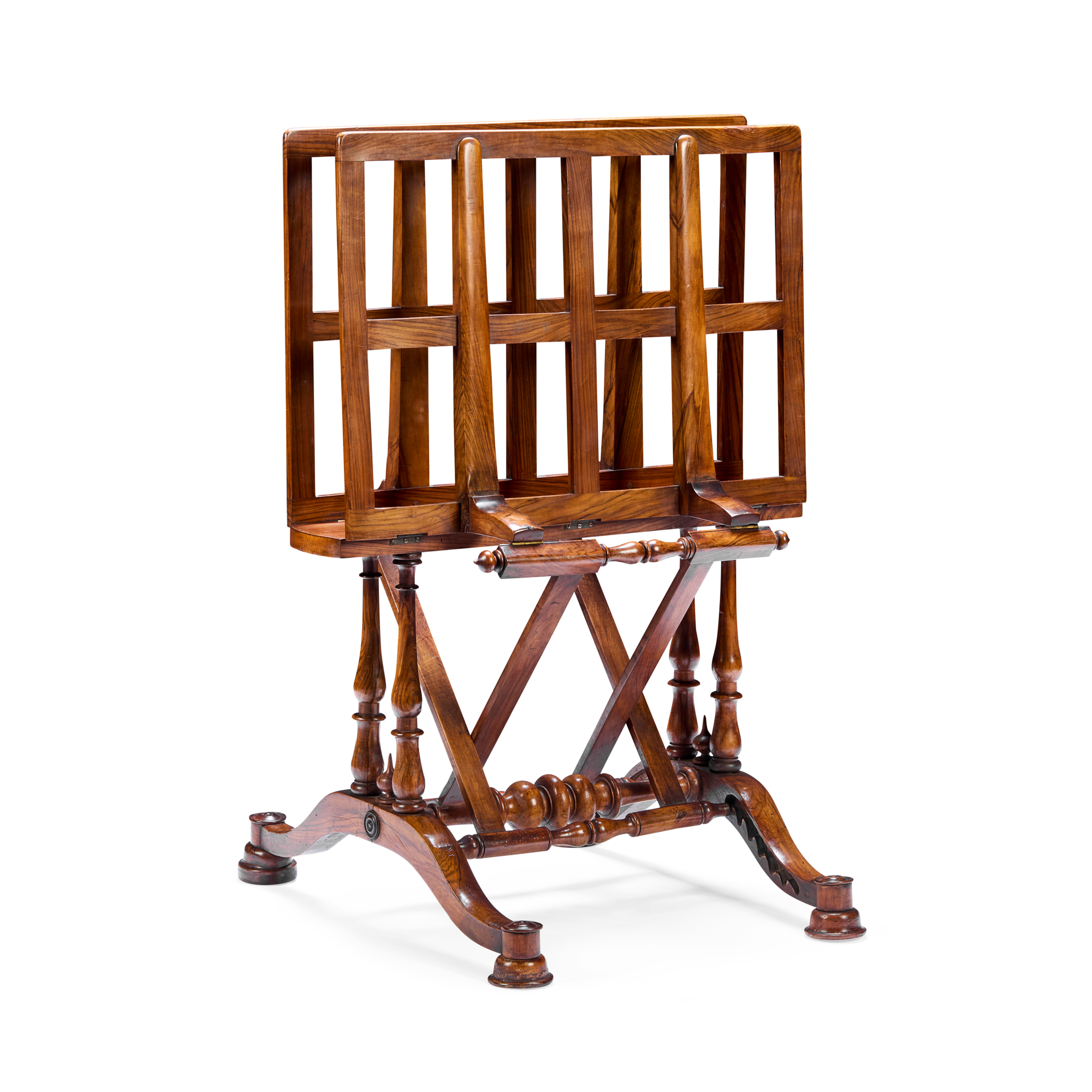 WILLIAM IV WALNUT FOLIO STAND