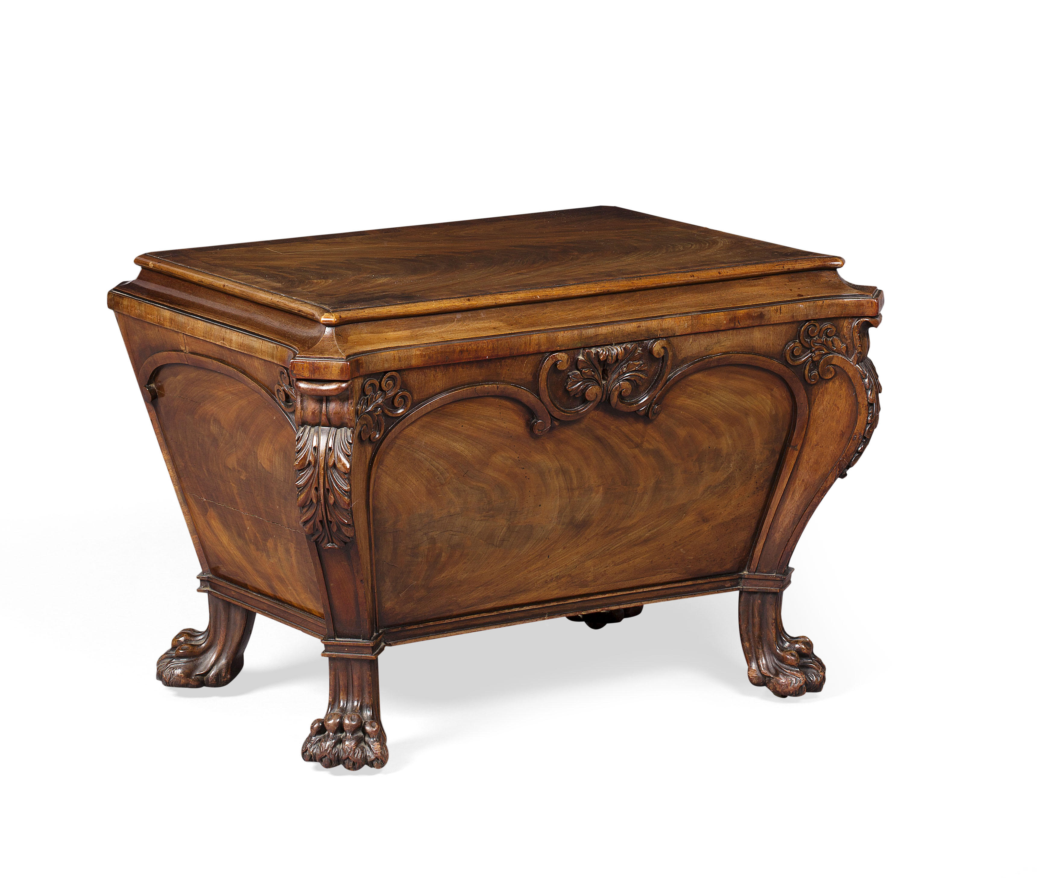 GEORGE IV MAHOGANY CELLARETTE
