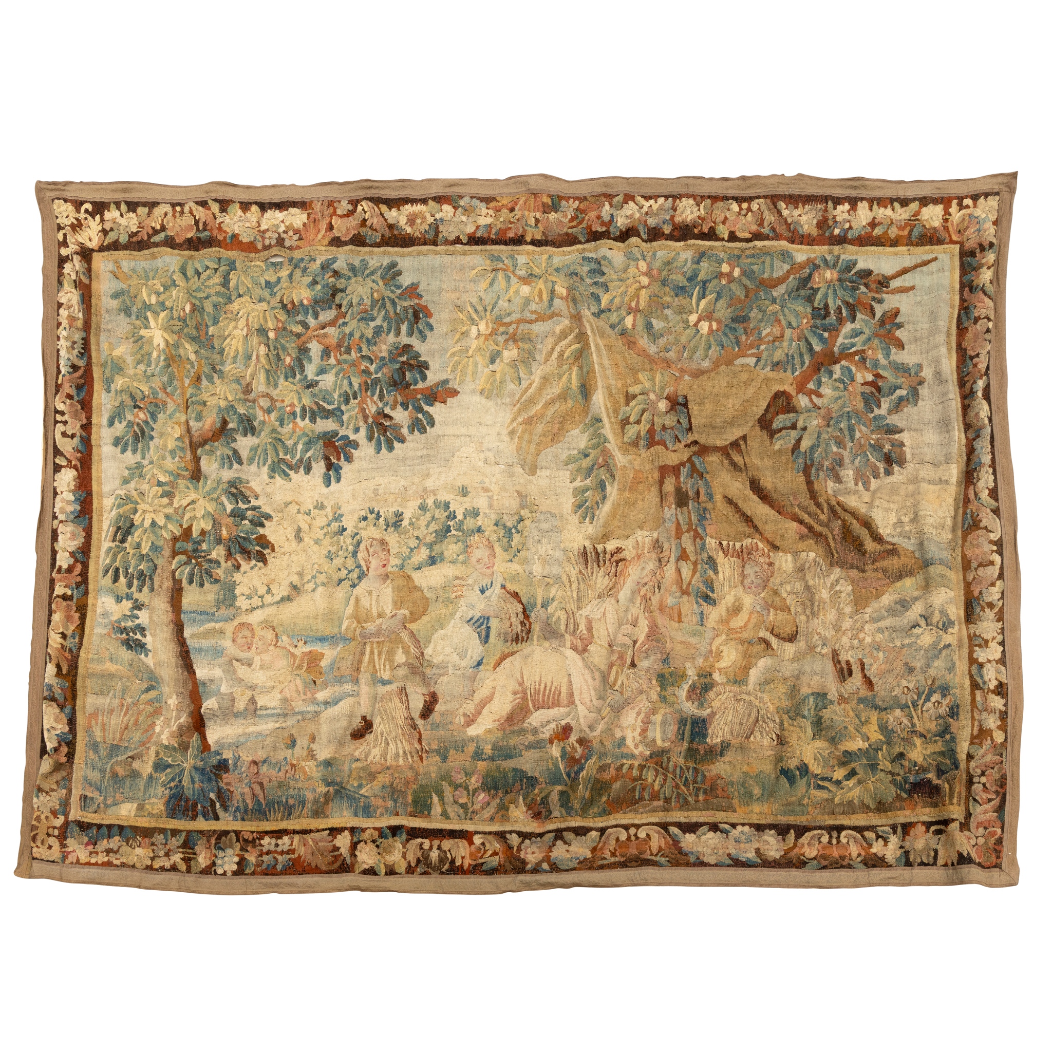FLEMISH VERDURE TAPESTRY