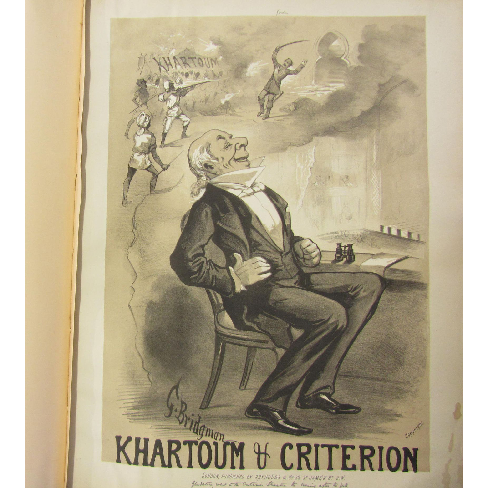Gladstone, William Ewart - A collection of 37 political cartoons, including