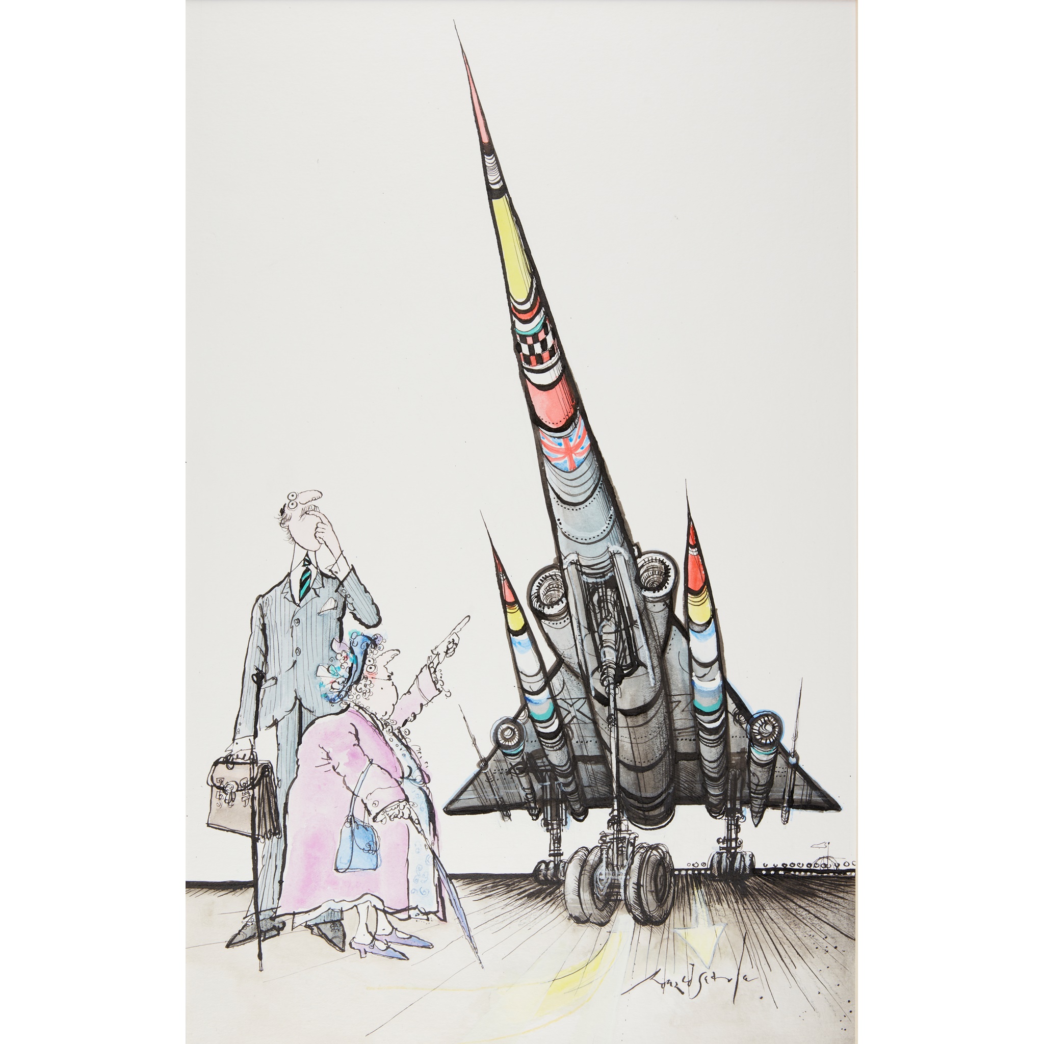 RONALD SEARLE C.B.E. R.D.I. (BRITISH 1920-2011)