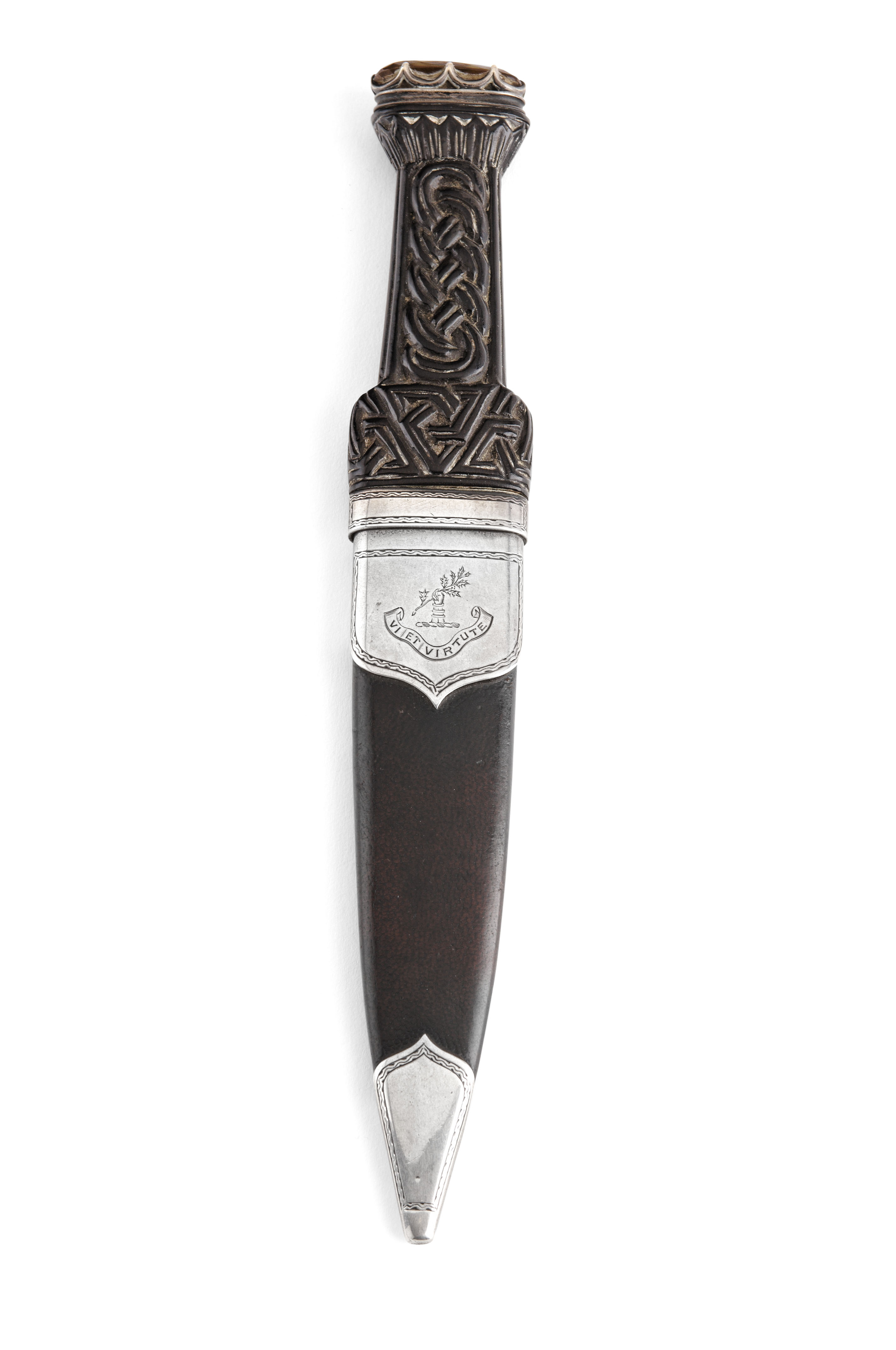 Ballater - a Scottish provincial silver mounted sgian dubh